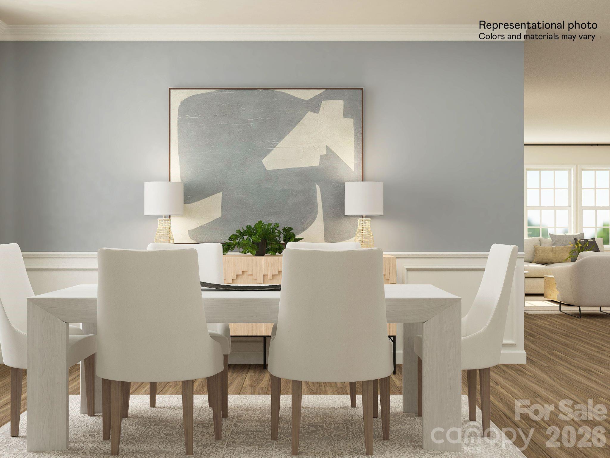 This expansive Holden floorplan is a single-family home made for lavish comfort and entertainment with a gracious layout spread throughout two levels. On the first floor is a formal living room and an open-plan layout shared between the main living and dining spaces, along with a covered patio for outdoor activities. On the same level is a secondary bedroom and a lavish owner’s suite with an attached bathroom. The top floor presents a sprawling loft and a third bedroom. Plus, our signature Everything's Included program means you will get a gourmet kitchen with double ovens and cooktop, quartz or granite kitchen countertops, subway tile backsplash, ceramic tile, luxury vinyl plank flooring throughout the home, and a gas fireplace (per plan). Roselyn is a master-planned community offering exclusive ranch homes designed for active adults!