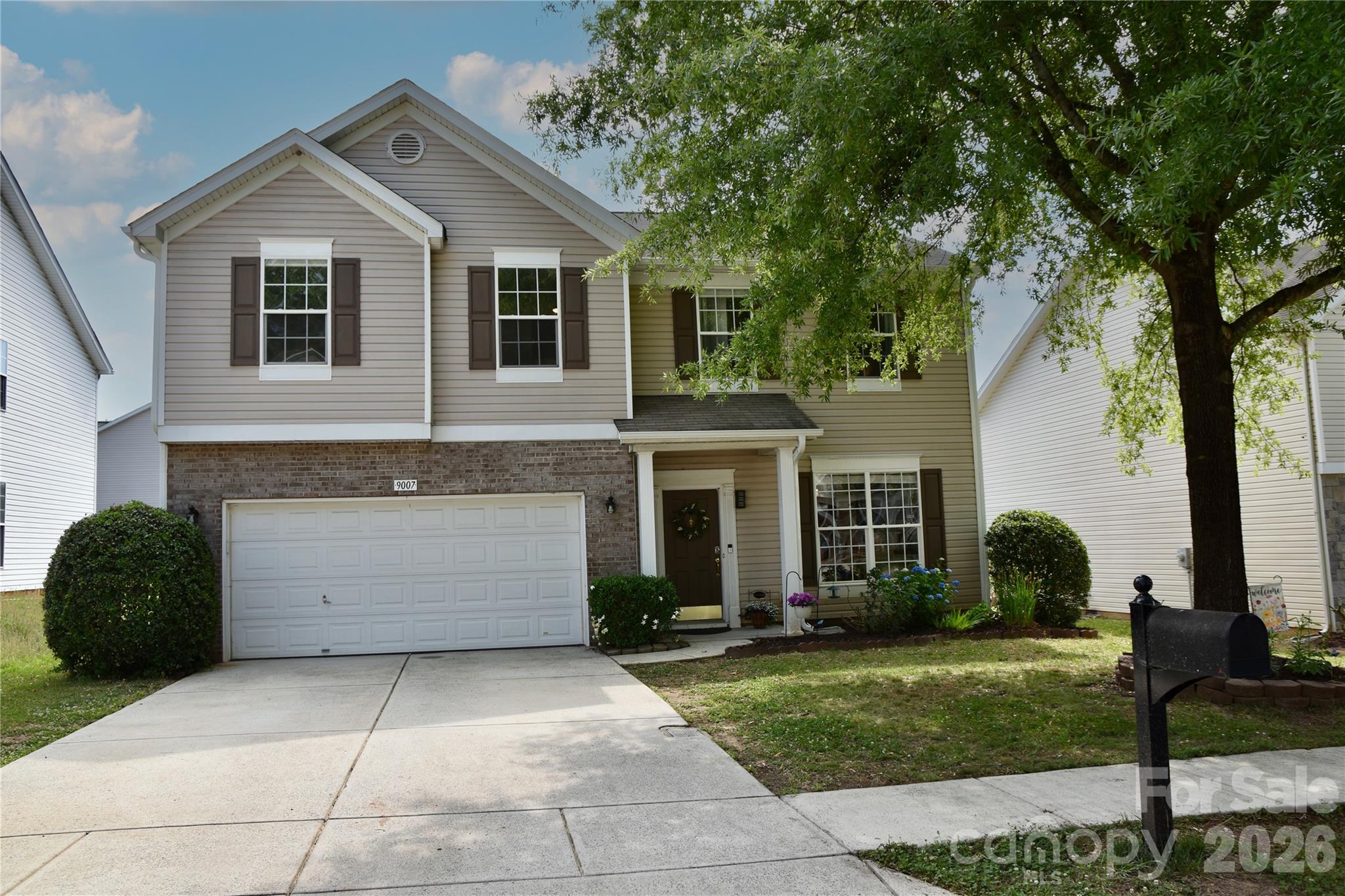 GREAT RENTAL OPPORTUNITY OR FIRST TIME HOME BUYER!!  Open floor plan with a gas fireplace, great room and kitchen and 1/2 bath on the main level.  The primary bedroom and 3 bedrooms and 2 full baths along with the laundry are located upstairs.  This neighborhood is conveniently located to Albermarle road and minutes to I 485.  This property offers a large fenced in backyard along with a storage building.  The community includes a neighborhood pool.  Low HOA payments are just $42.50 a month!  Seller is providing a Buyer with a 2-10 Warranty with HVAC and Roof coverage with a full price offer.   Schedule an appointment today and see this awesome property in person!!  This property is priced to sell!!  Pictures to be uploaded by Friday May 22nd.