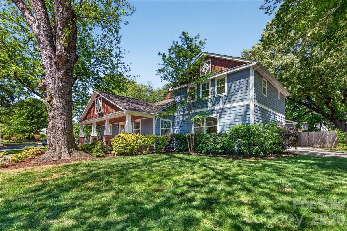 Beautiful family cottage in the heart of Plaza Midwood, featuring 4 bedrooms and 3 full baths. This charming home offers generous living space, perfect for everyday living and entertaining. The inviting front porch is great for people watching and the large backyard has lots of private space with a built in kitchen and fire pit. The gorgeous kitchen renovation fits right into the fresh aesthetic with white cabinets and stainless appliances and the renovated downstairs en suite bath offers modern touches with the charm of an older home. The perfect location and feel of this home is perfect for a growing family!