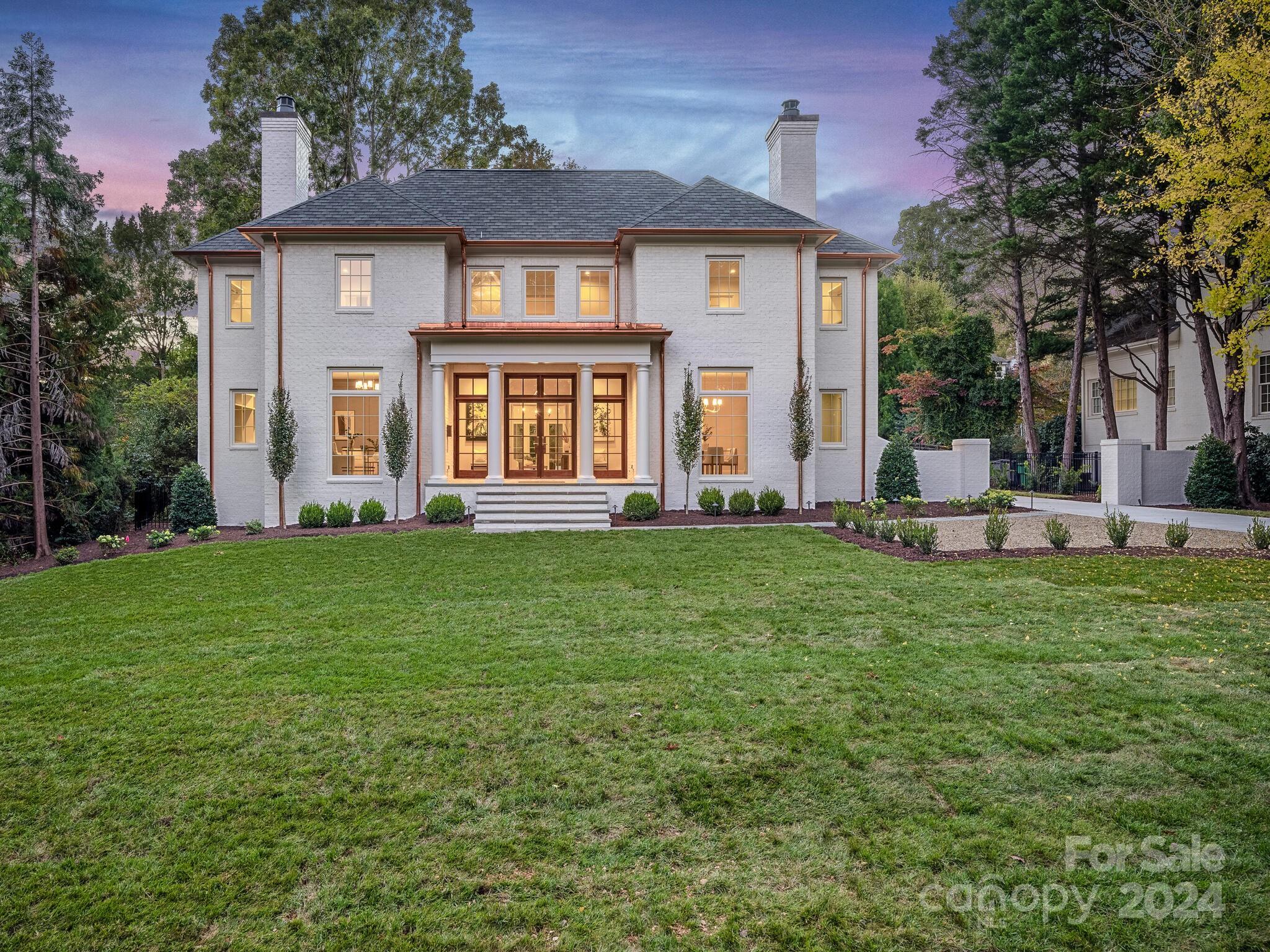 Beautiful Whittington Builders custom home features superior architectural detail & finishes throughout!
Inviting entry, excellent floor plan with effortless flow, beautiful white oak hardwood flooring, handsome study & gracious living areas. Light filled foyer opens to center hallway. Refined yet relaxed family room offers precast fireplace & built-ins. The open living & dining areas connect to the kitchen designed for cooking & friendly gatherings. Chef’s will enjoy the large island, stone apron front sink, Wolf range & walk-in pantry. The scullery also serves as a bar for entertaining. Primary suite with luxury bath on the main level. Upper level offers 4 spacious secondary bedrooms with en-suite baths, additional study & rec room. Third floor bonus is perfect for exercise room or home office. Covered bluestone terrace with fireplace & grilling station overlooks pool and gorgeous, private backyard providing wonderful outdoor living! Don’t miss the bonus room over the 2 car garage!