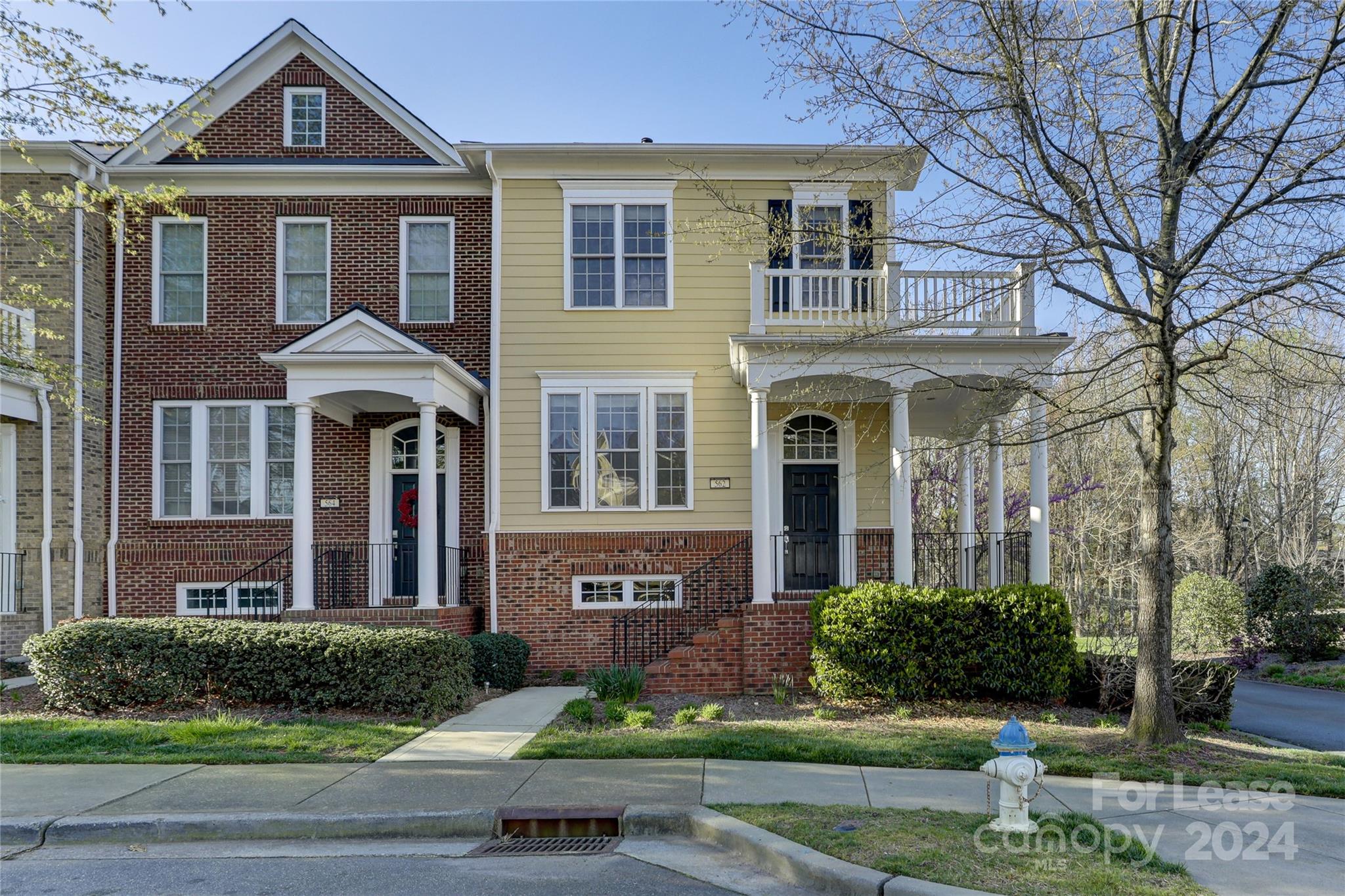 Fantastic, highly desirable end-unit 3-story townhome in Baxter Village!! Originally Pulte's model townhome with 3 bedrooms & 3.5 baths. Hardwoods on main, granite counter tops in kitchen, corian counters in bathrooms, cozy gas fireplace, recessed lighting, stainless steel appliances, spacious front porch and back deck. Unit backs up to woods for great privacy and beautiful views! One of the best locations in Baxter! Two car attached garage. Washer and dryer included! Walk to Elementary School, Baxter Town Center, Fort Mill Library, restaurants, shopping, and more! Plus enjoy Baxter's great amenities, including the two outdoor swimming pools, miles and miles of walking trails, playgrounds and pocket parks, tennis courts, and so much more! Call today for a showing! Minimum credit score of 650. Household gross income must be 2.5x monthly rent. Pets accepted conditionally with non-refundable pet fee.