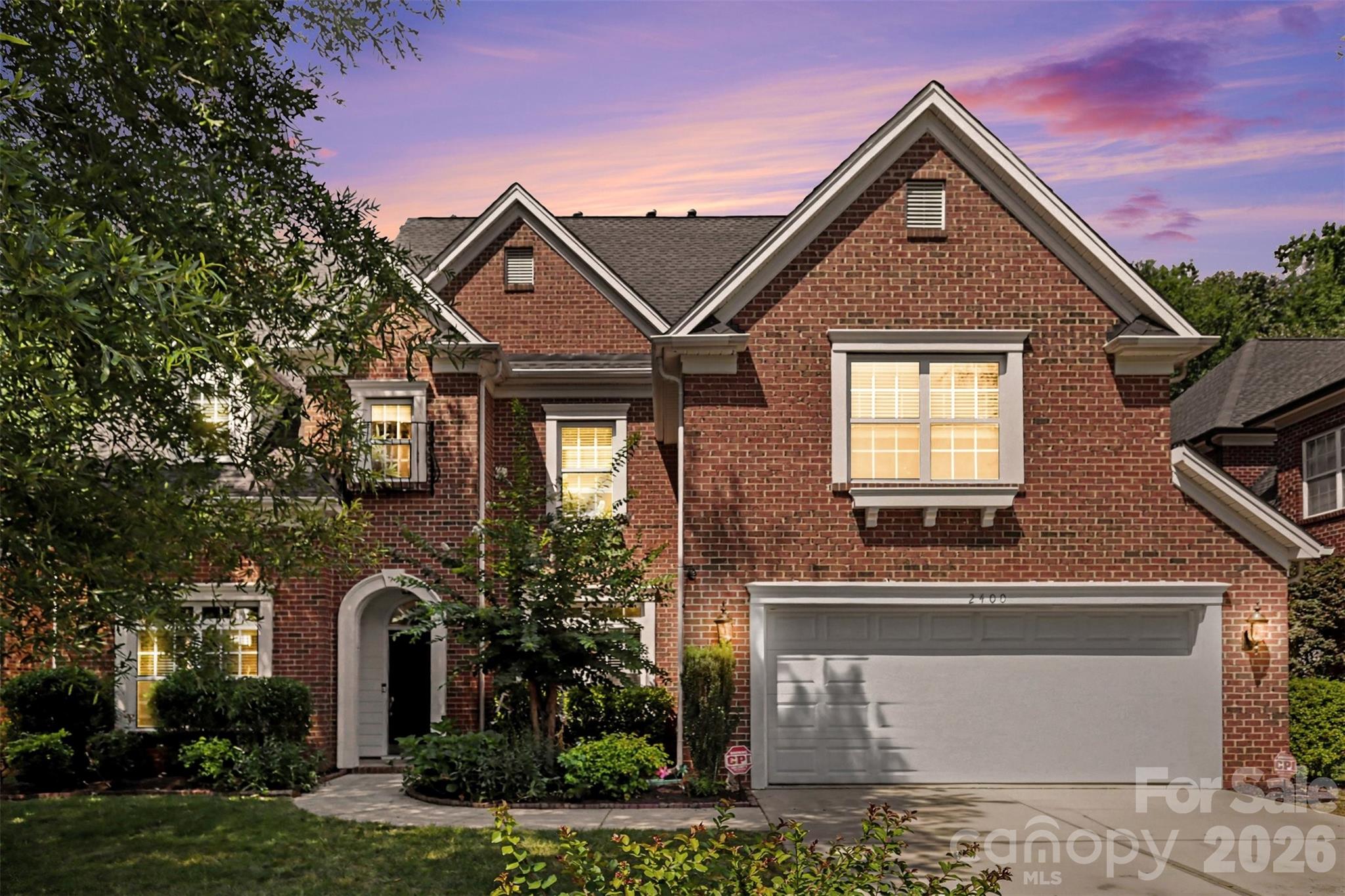 Beautiful move in ready full-brick home located on PREMIUM lot backing to woods located in the highly sought-after Barrington community! This stunning 5 bedroom, 3.5 bathroom residence boasts over 4000 sq ft of spacious and open living space with great natural lighting. The floorplan has grand 2 story great room featuring a wall of windows and gas fireplace with built-in cabinets. Brand new floor tile in Laundry. Neutral color fresh paint for 2 bedrooms. This classic gourmet kitchen boasts a ton of cabinets, chef's island, Micro/Oven Wall Unit, BRAND NEW dishwasher, gas cooktop, granite, tile backsplash, dry bar/office station. Formal Dining Rm, Home Office, flexible area and breakfast area on main. An expansive third floor bonus room, a private bedroom and a full bathroom—perfect space for entertaining, guest or multigenerational living. The house has plenty of upgraded: BRAND NEW CARPET just installed; ROOF 2018; 1 AC unit installed in 2023; master bathroom and secondary bathroom upgrade in 2020; relatively new painted first floor and third floor; master closet and secondary closet customize shelves installed; Tesla charger installed in the garage. Barrington's top-notch amenities include a pool, basketball and tennis courts, and scenic walking trails. Minutes from downtown Waxhaw and top-rated Marvin Ridge schools. Convenient to shopping, community activities, and I-485.