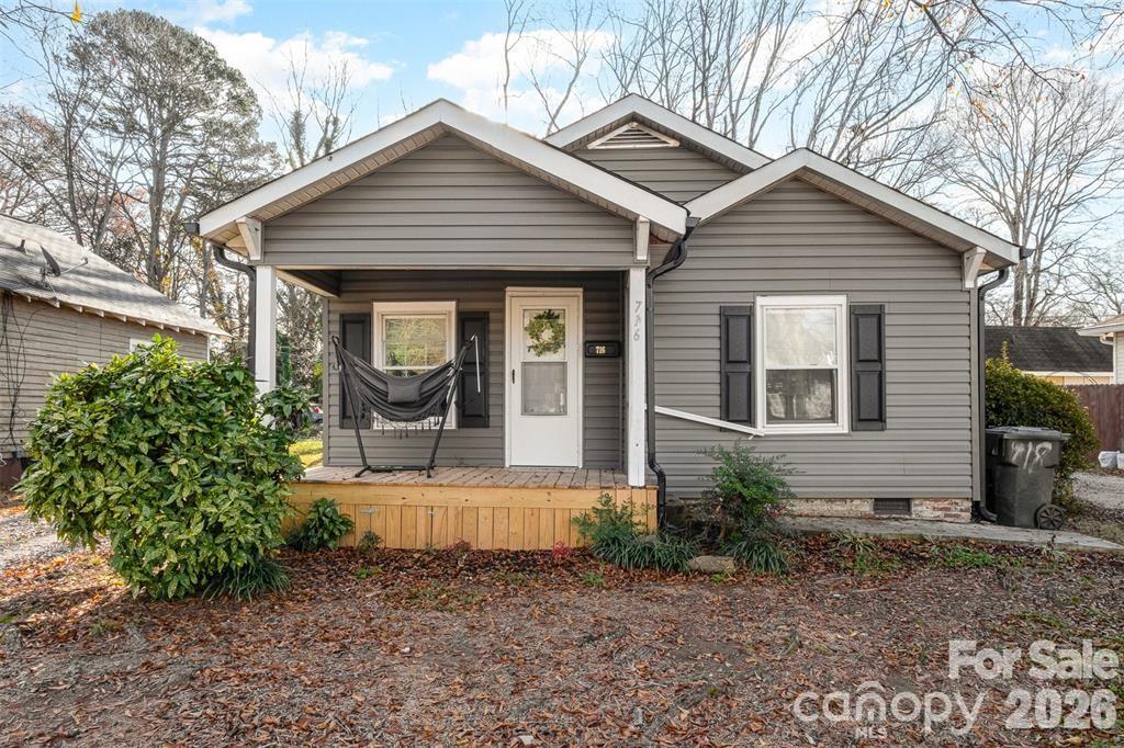 This offering presents a rare dual-income opportunity featuring a single-family residence with a detached Accessory Dwelling Unit (ADU) situated on one lot in the heart of Rock Hill. Both units are currently leased, providing a turnkey investment with a total monthly rental income of $2,348. The main house at 714 Lucas St offers two bedrooms and one bathroom and was updated in 2023 with new porch, drywall, siding, gutters, floors, and paint, and is currently leased at $1,299 per month. The ADU at 716 Lucas St is a studio layout with storage underneath, renovated in 2026 and well-maintained, currently leased at $1,049 per month. 

This property is ideally suited for an investor or an owner-occupant looking to house hack, as one unit could potentially become available, allowing the buyer to live in one unit while collecting rent from the other to offset mortgage costs. The separate units and existing leases provide flexibility and immediate cash flow. 

Situated in the rapidly growing city of Rock Hill, the property is within a short stroll of Winthrop University and downtown Rock Hill, offering easy access to local amenities and employment centers, with nearby schools including Ebenezer Avenue Elementary, Sullivan Middle, and Rock Hill High School.

Both units are tenant-occupied, so twenty-four hour notice is required for all showings, and interested parties should contact the listing agent for tenant cooperation and to confirm current lease status. Please refer to GPS for the best route from your location.