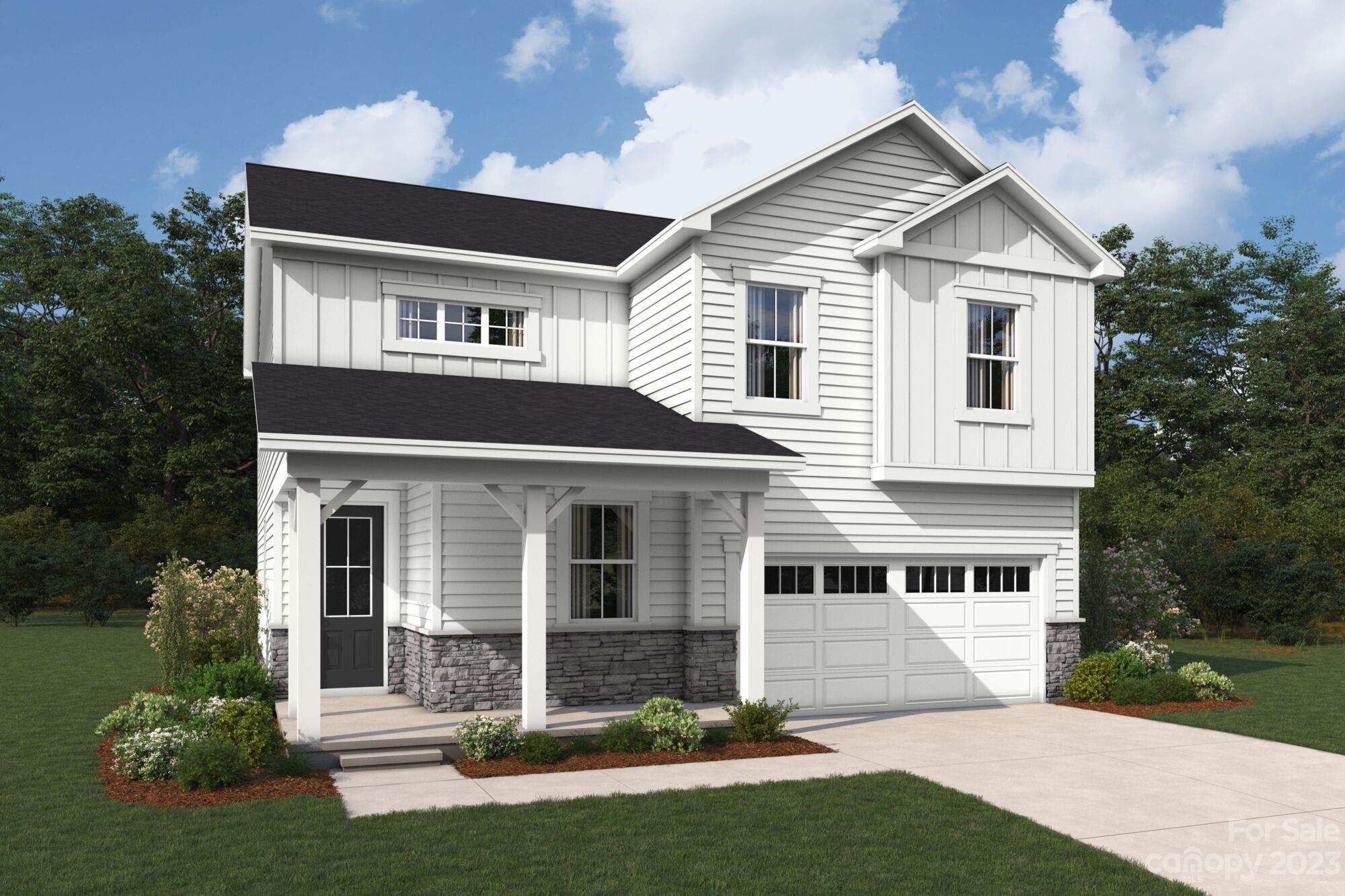 Finally released in brand new community this amazing 4 bedroom, 3 bath, with Loft and 2 car garage home.  One of our most popular plans has just been completed.  The home checks all the boxes.  Oversized 2 car garage.  As you walk the front entrance will have a bedroom on the main floor with a full bathroom.  Large kitchen with granite countertops, stainless steel appliances that opens to dining and great room.  Lots of windows on front, back and side.  The primary suite is on second floor, with separate tub and shower, walk in shower along dual sinks. 2 additional bedrooms and 1 full bath on second floor with loft.  Close to downtown Waxhaw, up and coming downtown Monroe and easy access in to Charlotte.