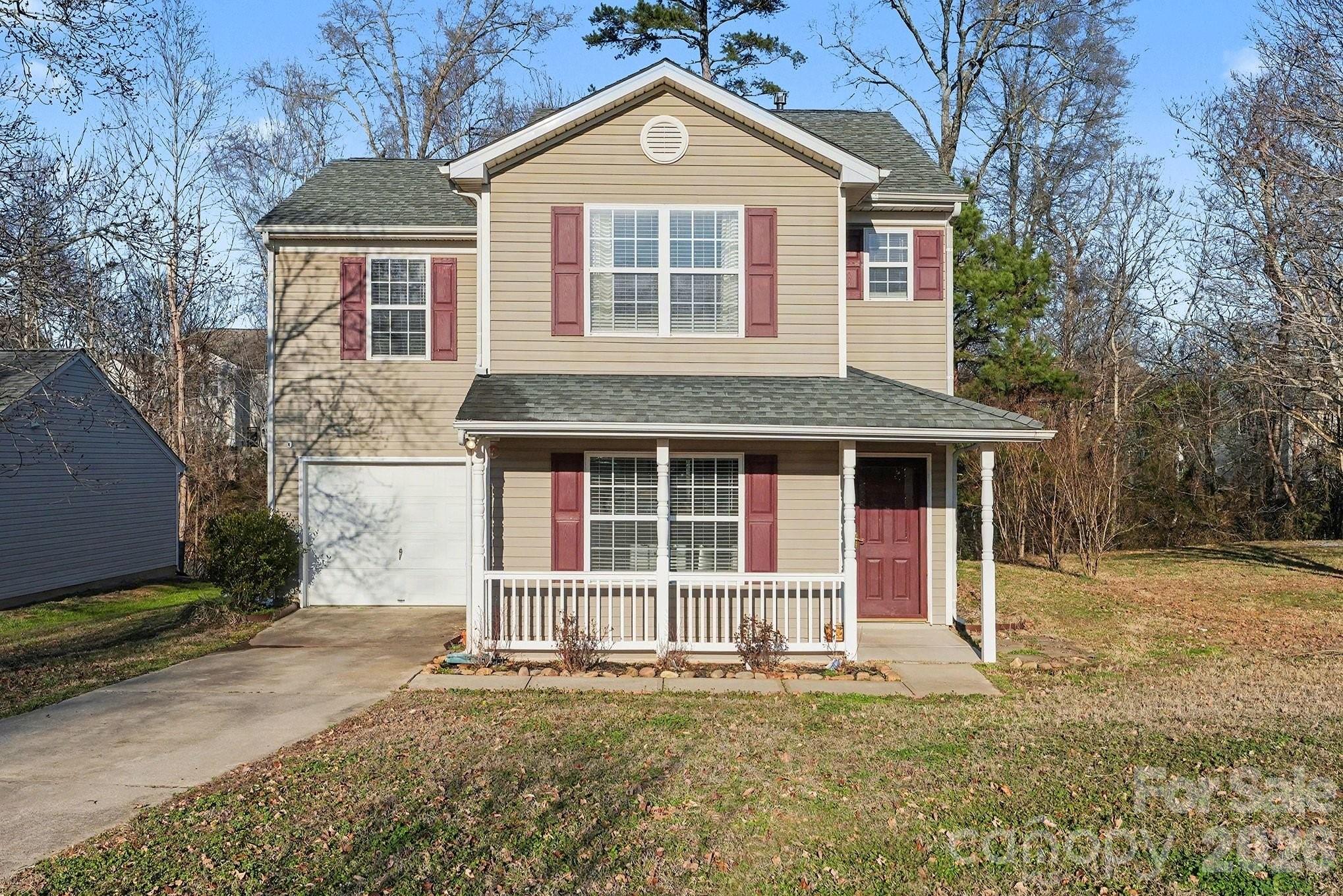 Welcome home to 534 Canopy Court, a beautiful cul-de-sac retreat located in Clover School District. This home features a bright and open main level. The heart of the home is the kitchen with granite countertops leading to relax in the spacious living room. The private back yard is wooded backyard. All bedrooms are conveniently located upstairs, including a primary suite with a walk-in closet. With a 1-car garage. Just minutes from Highway 321, shopping, and dining—this is the perfect place to start your next chapter!