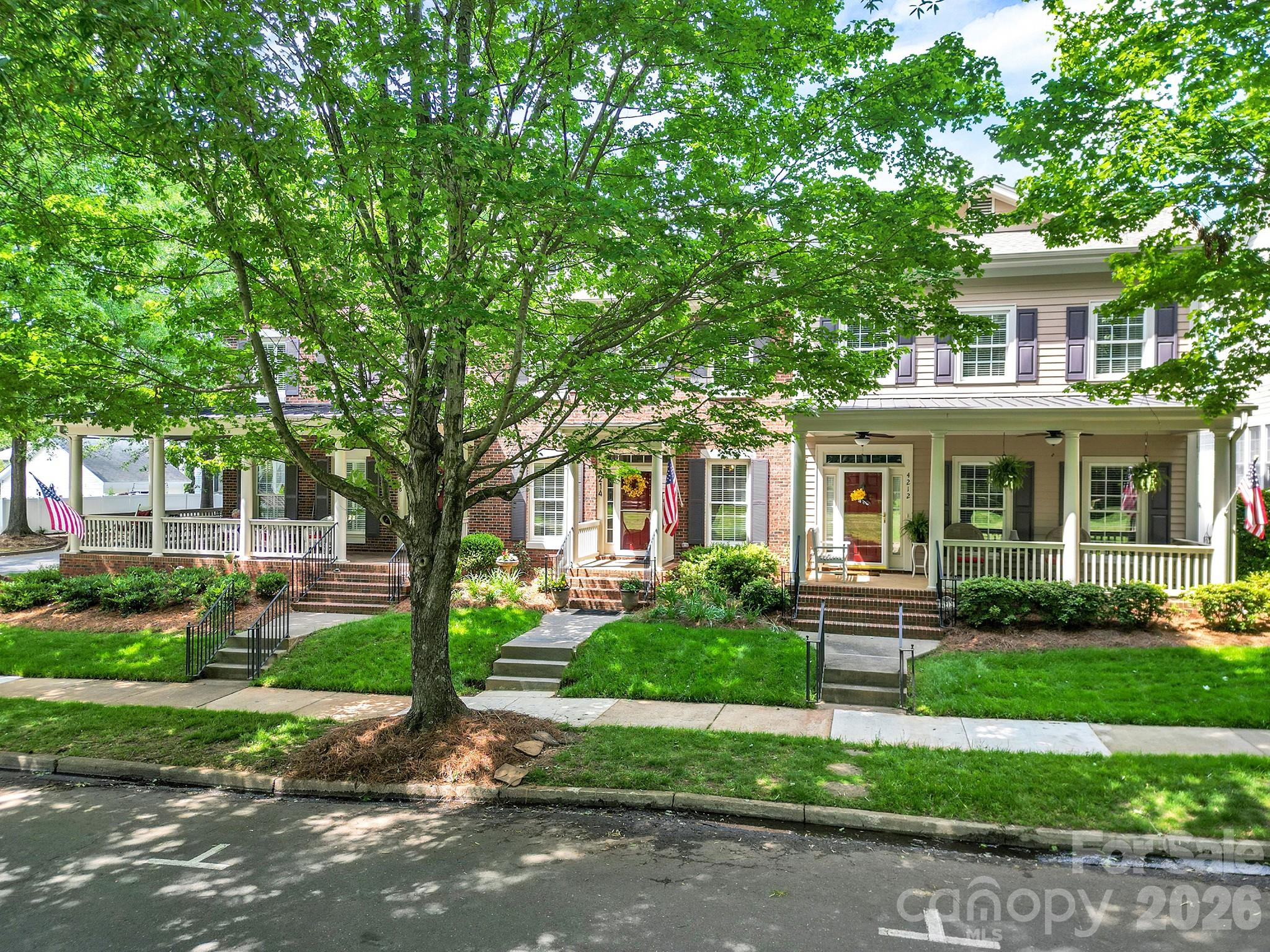 Location! Location! Location!

Nestled in the heart of Baxter Village’s charming historic district, this beautifully situated townhome offers an exceptional blend of community, convenience, and timeless appeal. Perfectly positioned directly across from the manicured grass quadrangle, you’ll enjoy a front-row seat to the neighborhood’s most beloved traditions—from Music in the Park to festive holiday parades and the annual Easter egg hunt.

Step outside your door and find yourself just steps away from the community’s premier amenities. Whether it’s a sunny afternoon at the Jr. Olympic pool—home of the Barracuda swim team—or a relaxing day at the clubhouse, playground, or tennis courts, everything you need for an active and connected lifestyle.

Inside, the home features wainscoting in the dining room, 9 foot ceilings and step crown molding throughout the first floor. The stunning newly renovated kitchen is designed for both style and functionality. Highlights include quartz countertops, a classic subway tile backsplash, shiplap walls, a walk-in pantry, stainless steel appliances, shaker-style cabinetry, and beautiful oak hardwood floors that add warmth and character throughout. 

The main-level primary suite offers a private retreat, complete with elegant French doors leading to a secluded brick patio featuring a large roll-up awning perfect for all weather conditions. Stay organized with the custom closet system and a luxurious en-suite bath featuring a large walk-in shower and tile floors.

Upstairs, a versatile loft with a built-in oak desk creates the perfect space for a home office or study area. Two generously sized bedrooms share a well-appointed Jack & Jill bath, each with its own private water closet and sink, along with a shared tub/shower.

Additional features include a two-car garage plus a dedicated storage room, providing ample space for vehicles, hobbies, and a workshop.

Just a few blocks away, Baxter Village’s vibrant town center serves as the hub of social life, offering an array of dining options, lively gathering spots, boutique shopping, as well as a library and fitness facilities. Enjoy the convenience of being a short drive to Charlotte Douglas International Airport and just 30 minutes to Uptown Charlotte.

With its unbeatable location, refined upgrades, and vibrant surroundings, this townhome offers more than just a place to live—it’s an invitation to be part of a truly special community.