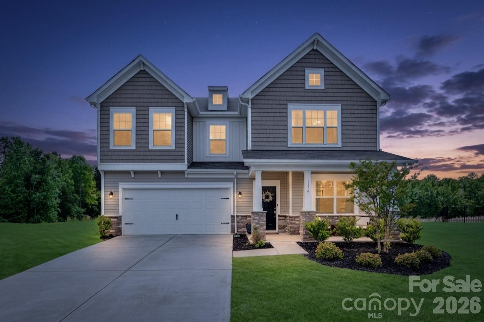 Imagine coming home to the peace and quiet of a wooded backyard, where mornings begin with coffee on the patio, birds singing in the trees, and no neighbors directly behind you. Tucked away at the end of a quiet cul-de-sac on one of Walnut Creek's largest homesites, this beautifully maintained 2022 Lennar home offers the perfect balance of family living, modern upgrades, and everyday tranquility.

Sitting on a rare 0.36-acre lot, this home provides the extra space and privacy that's hard to find. Recently painted throughout and featuring beautifully upgraded bathrooms, every detail has already been taken care of, allowing you to simply move in and start making memories.

Inside, the open-concept floor plan was designed for the way families live today. The chef's kitchen features a gas range, double ovens, a large peninsula island, and abundant counter space, making it just as perfect for busy weekday breakfasts as it is for hosting holidays with family and friends. The kitchen flows effortlessly into the breakfast area and spacious family room, creating one welcoming space where everyone naturally gathers.

Need room for everyone? The main-level guest bedroom with a full bath in the hallway is ideal for visiting family, aging parents, or overnight guests, while the private home office makes working remotely both comfortable and convenient.

Upstairs, the oversized loft offers endless possibilities as a movie room, game room, homework space, or play area. The spacious primary suite provides a peaceful escape at the end of the day, while three additional bedrooms ensure everyone has a place to call their own.

Step outside and enjoy one of this home's most valuable features, a private backyard surrounded by mature woods. Whether you're entertaining friends on the patio, or you're simply enjoying a quiet evening outdoors, this setting offers the privacy and connection to nature that so many buyers are searching for.

Living in Walnut Creek means more than owning a beautiful home. It's becoming part of a community known for resort-style amenities, including pools, a clubhouse, fitness center, tennis courts, playgrounds, scenic walking trails, and neighborhood events that bring neighbors together.