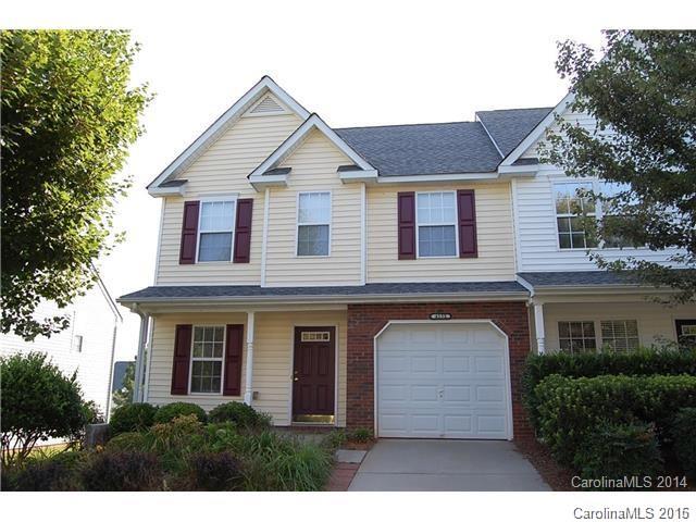 Minutes from Ballantyne, 3 bedroom , 2.5 baths end unit townhouse in pool community. Open floor plan, master bedroom on the main level with vaulted ceilings, his and hers closets, dual vanities and garden tub. Kitchen ,pantry with cherry cabinets, refrigerator, dishwasher, microwave,washer/dryer included. Spacious secondary bedrooms are located upstairs with plenty of closet space. Loft overlooks 2 story great room. 1 car garage. Pets are conditional w/ non-refundable deposit. Non-smoking home.