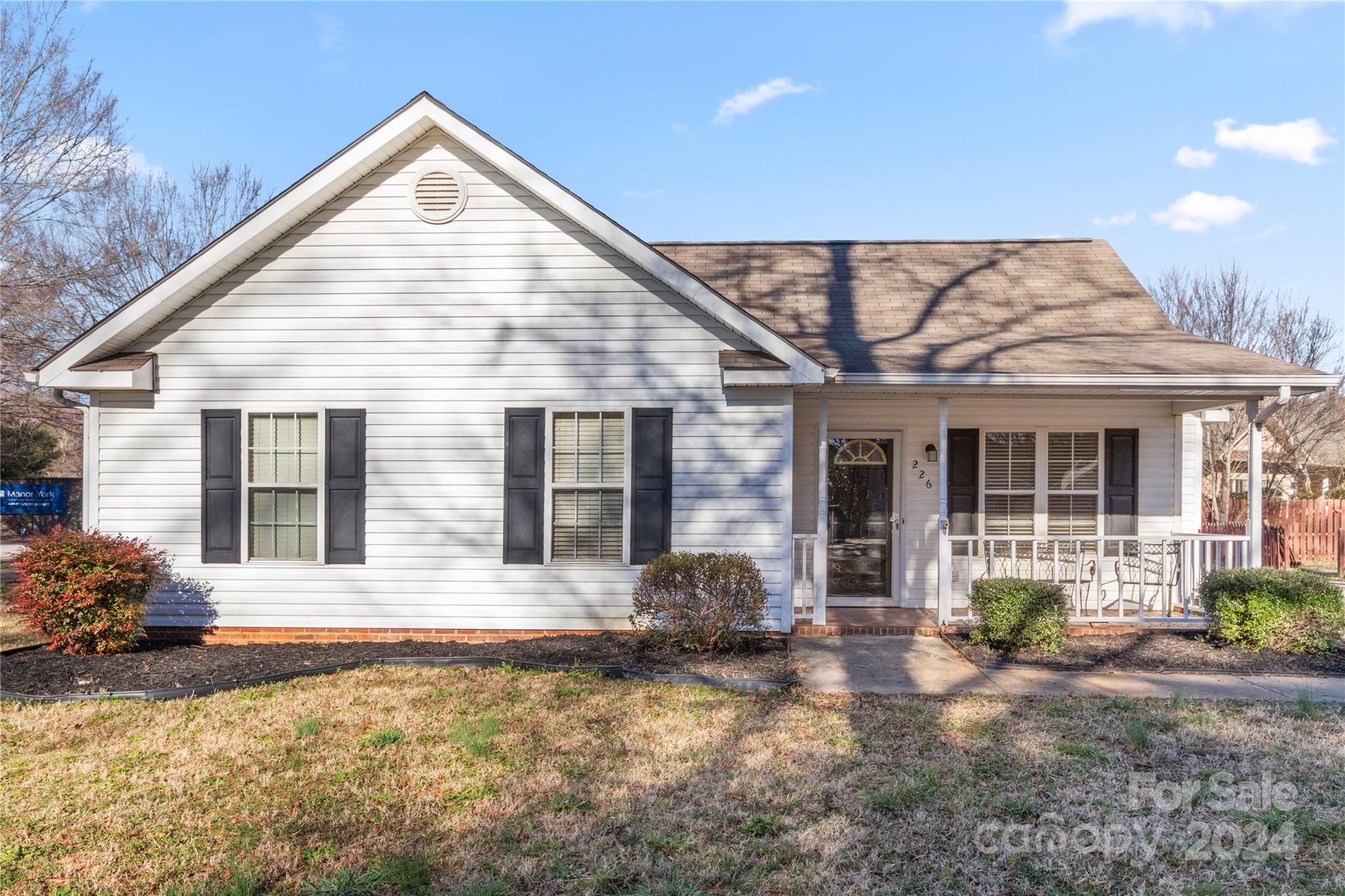 Welcome home! This charming 3 bed, 2 bath ranch style home is conveniently located within minutes of downtown Rock Hill, dining, shopping, and Winthrop University. Relax outside on the covered front porch, or inside next to the cozy fireplace. Recent updates include fresh paint and new bathroom flooring. Add your personal touches to make this home your own!