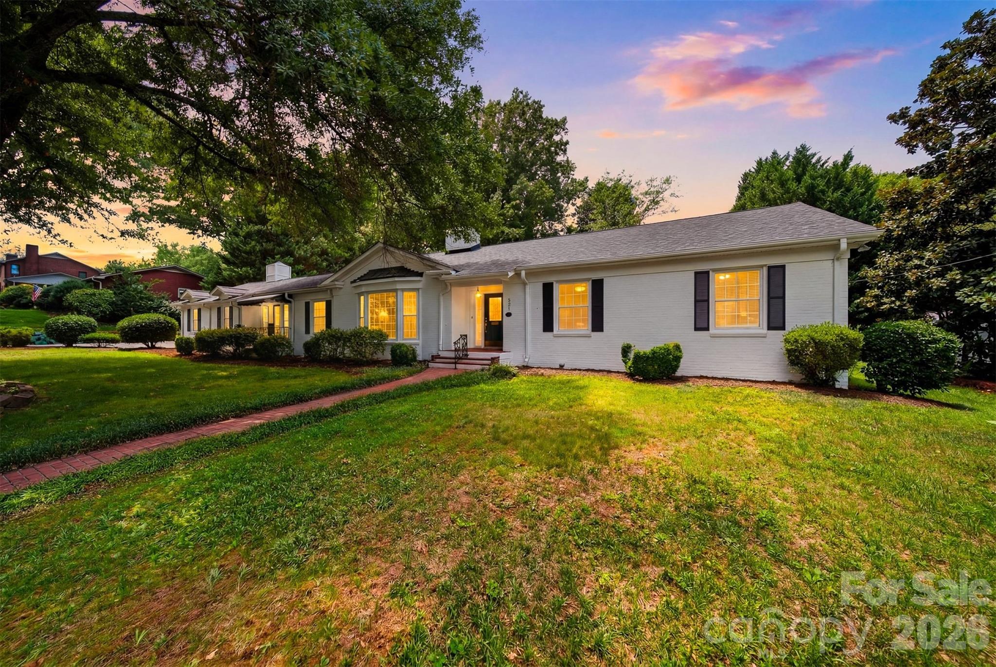 This home has always been a 'Beauty'! This is one of Hickory's most charming homes — and one of its rarest opportunities. A beautifully preserved 1956 classic on an exceptional 0.7-acre double lot with a pool on one of the best streets in town.

The Home features tall ceilings, hardwood floors, and large windows with abundant natural light. A true living room, formal dining room, and spacious den overlooking a large pool. Timeless character and charm throughout.

The Updates (all 2026) include a brand new roof, fresh interior and exterior paint, fully finished basement with flexible living space — home office, gym, or guest suite — plus a full bath.

The Lot is 0.7 acres on a double lot with mature trees that is nearly impossible to find this close to downtown.

Located within a few blocks of Downtown Hickory, you will hear the sounds of Oktoberfest in the Fall and the bands performing "Under the Sails" on Friday nights in late Spring/early Summer! Maybe even hear the announcers calling the Lenoir Rhyne Football games on Saturday in the Fall!  Simply a great location!  Hickory continues to be a great place to live, work and play. 

This combination of character, updates, lot size, pool and location is extraordinarily rare. Don't miss it. Call me and lets get moving!

--