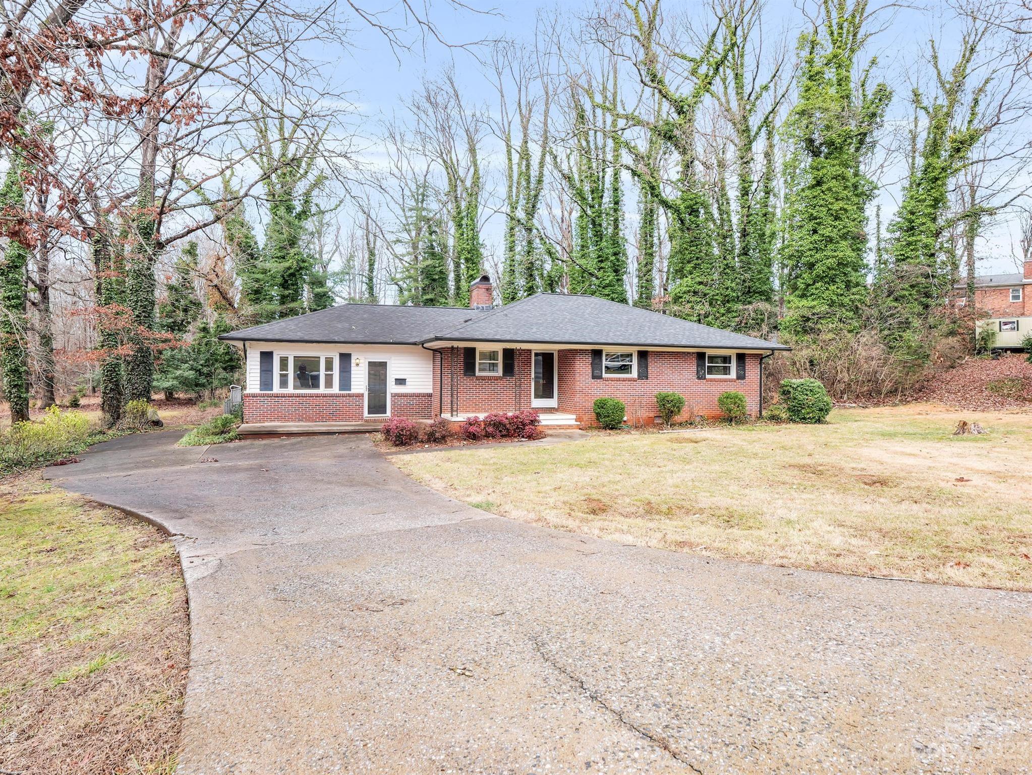 Nice one level home at the end of a cul de sac in a very nice neighborhood. 4 bedrooms, full bath and 2 half baths.   Living room w/ FP and gas logs, large family room with gas log insert. Inground 20x40 pool. Vinyl liner owner says is less than 10 years old. Hot tub. Outbuilding with electricity. Heat pump/central air new in 2021. Natural gas hot water heater, water and sewer with the Town of Forest City. Windows replaced.