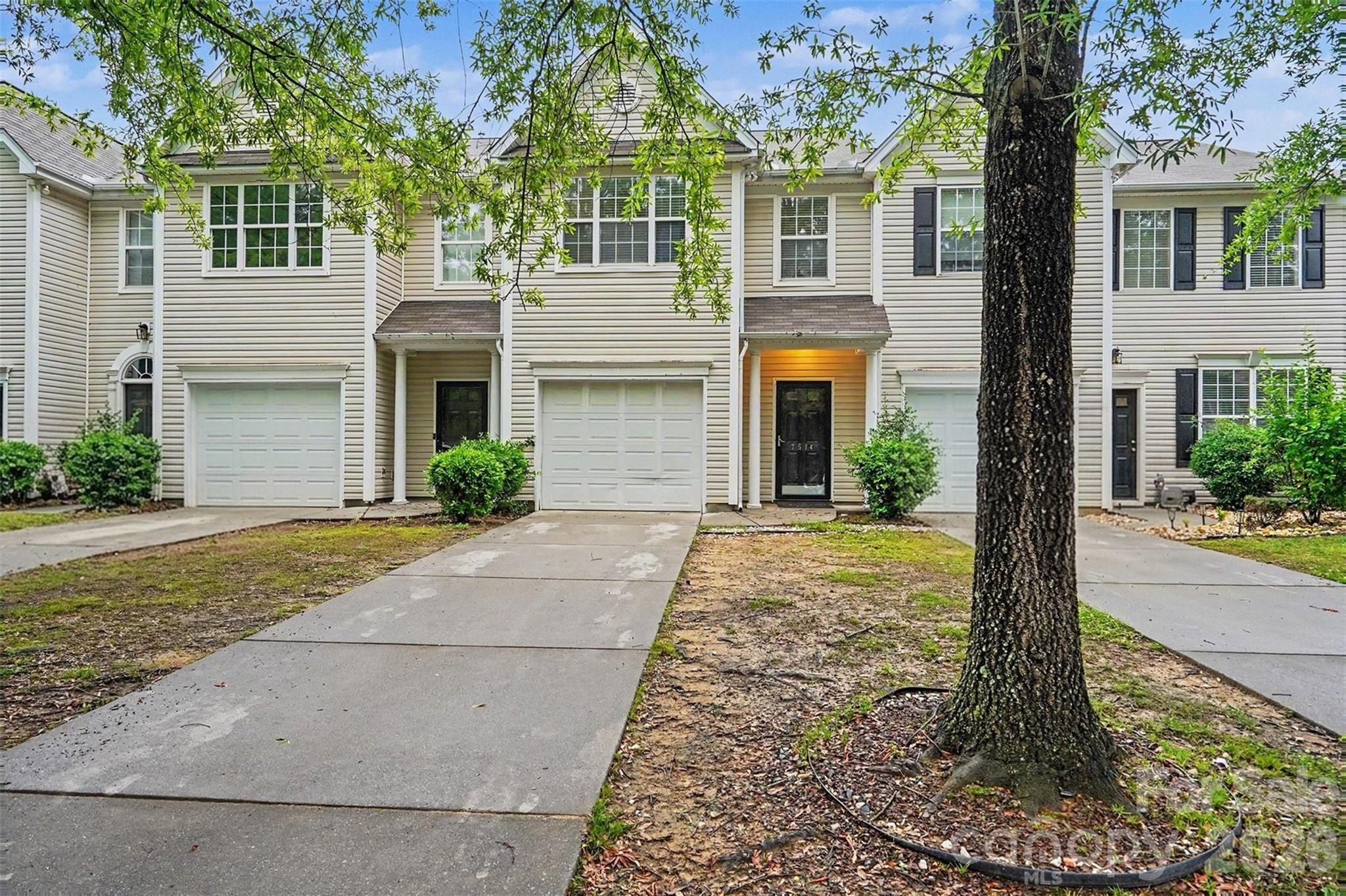 Welcome home to this move-in-ready townhome in the family-friendly community of Abbott’s Glen! Conveniently located just minutes from Uptown Charlotte, SouthPark, Matthews, Highway 74, and I-485, this home offers easy access to shopping, dining, and commuting. This spacious two-story townhome features 3 bedrooms and 2.5 baths with a comfortable and functional layout perfect for everyday living. The main level offers an open-concept living and dining area ideal for relaxing or entertaining, along with a convenient half bath for guests. Kitchen is equipped with ample cabinet, countertop spaces, and S/S appliances. Upstairs, the primary suite features vaulted ceilings, a large walk-in closet, and an ensuite bath complete with a garden tub and separate shower. Two additional bedrooms and a full bath are also available. Enjoy low-maintenance living with exterior maintenance handled by the HOA, plus a huge community green space right outside your back door. Recent updates include all new flooring, LVP flooring on the main level, and brand-new carpet upstairs. AC & water heater replaced in 2025. Roof 2023. Special financing available through First National Bank, including 100% financing and up to $5,000 in closing cost assistance for qualified buyers!