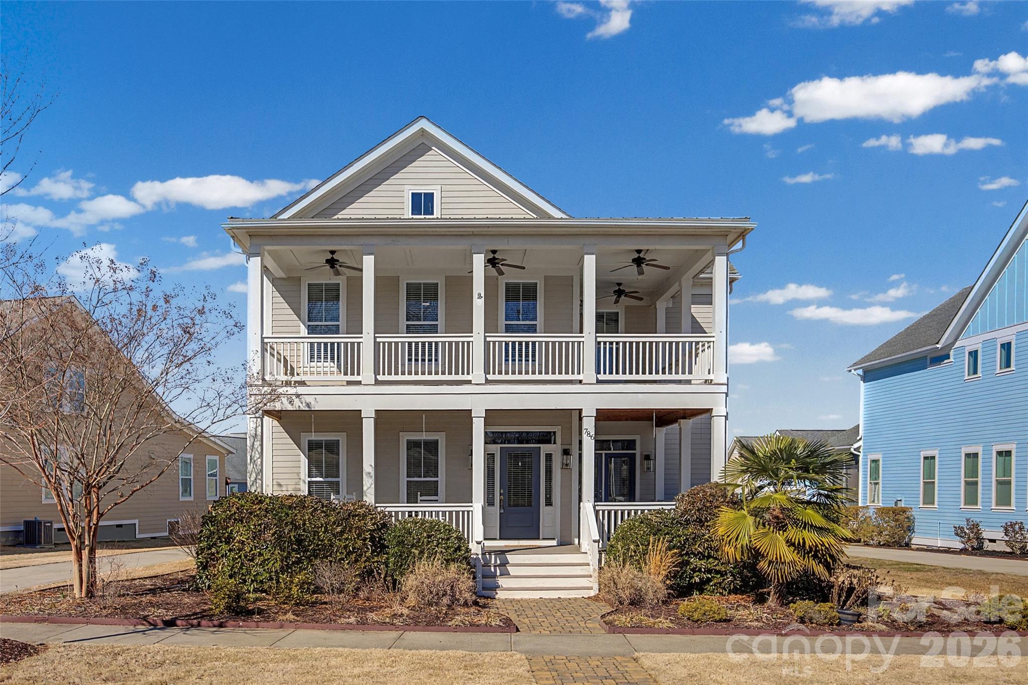 Welcome to this Charleston open floor plan designed by Evans Coghill Homes. Replaced AC - 5/2/2023. You will immediately see the attention to detail and craftsmanship. Hardwood floors throughout the main floor living area. Wainscoting accents the large dining room and a barn door opens to a main floor study. The kitchen, with granite countertops and a large island for entertaining, opens onto the living room with a gas log fireplace. Large windows throughout brighten the home. Window treatments include both plantation shutters and blinds. Covered back porch. Spacious primary bedroom on the main floor with walk in closet, large primary bath and ceramic tile shower. Breezeway to a 2 car garage with a wall of custom built shelving. Grilling area is piped for natural gas. Upstairs 3 bedrooms and 2 full baths. French doors open from the bonus room to the wrap around, covered balcony where you can sit back, relax and take in the view of a vast green space. The back yard is level and fenced.