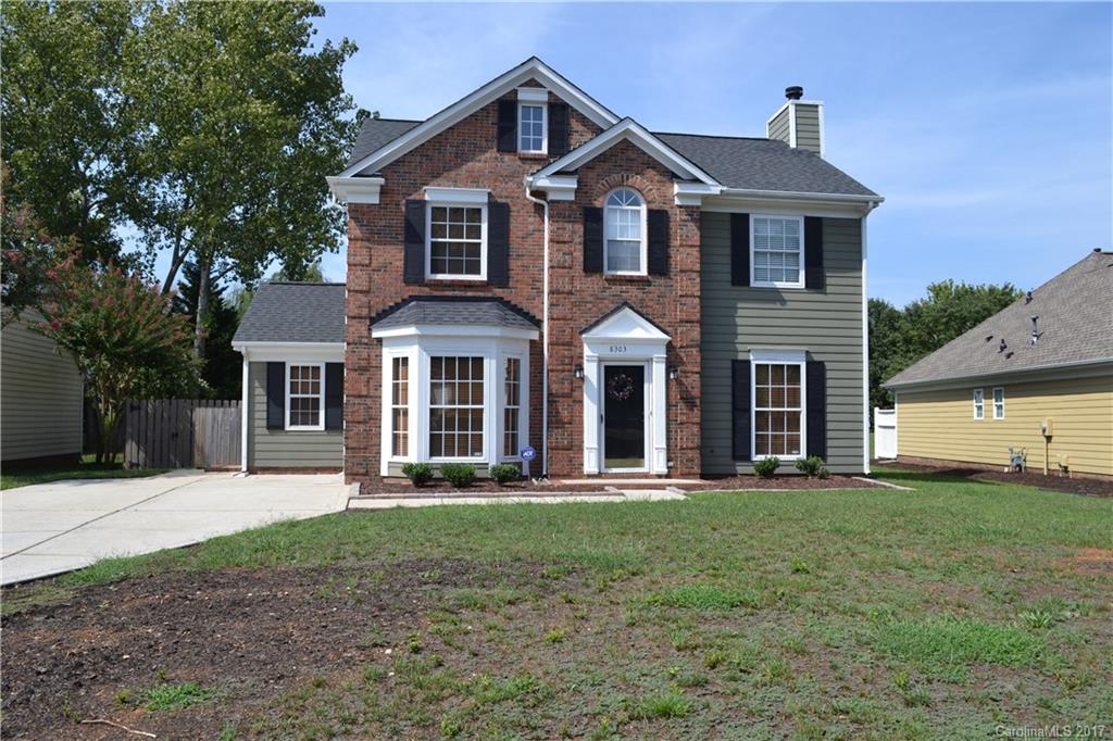 Location, Location, Location!! Well maintained two story home located in Landen Meadows. Wood laminate floors, Granite countertops in kitchen  Gorgeous covered porch overlooks large, flat, and fenced yard. Walking distance to playground, tennis courts, and Blakeney stores. Ardrey Kell schools and convenient access to I-485. No Showings until Sunday 8/27/2017