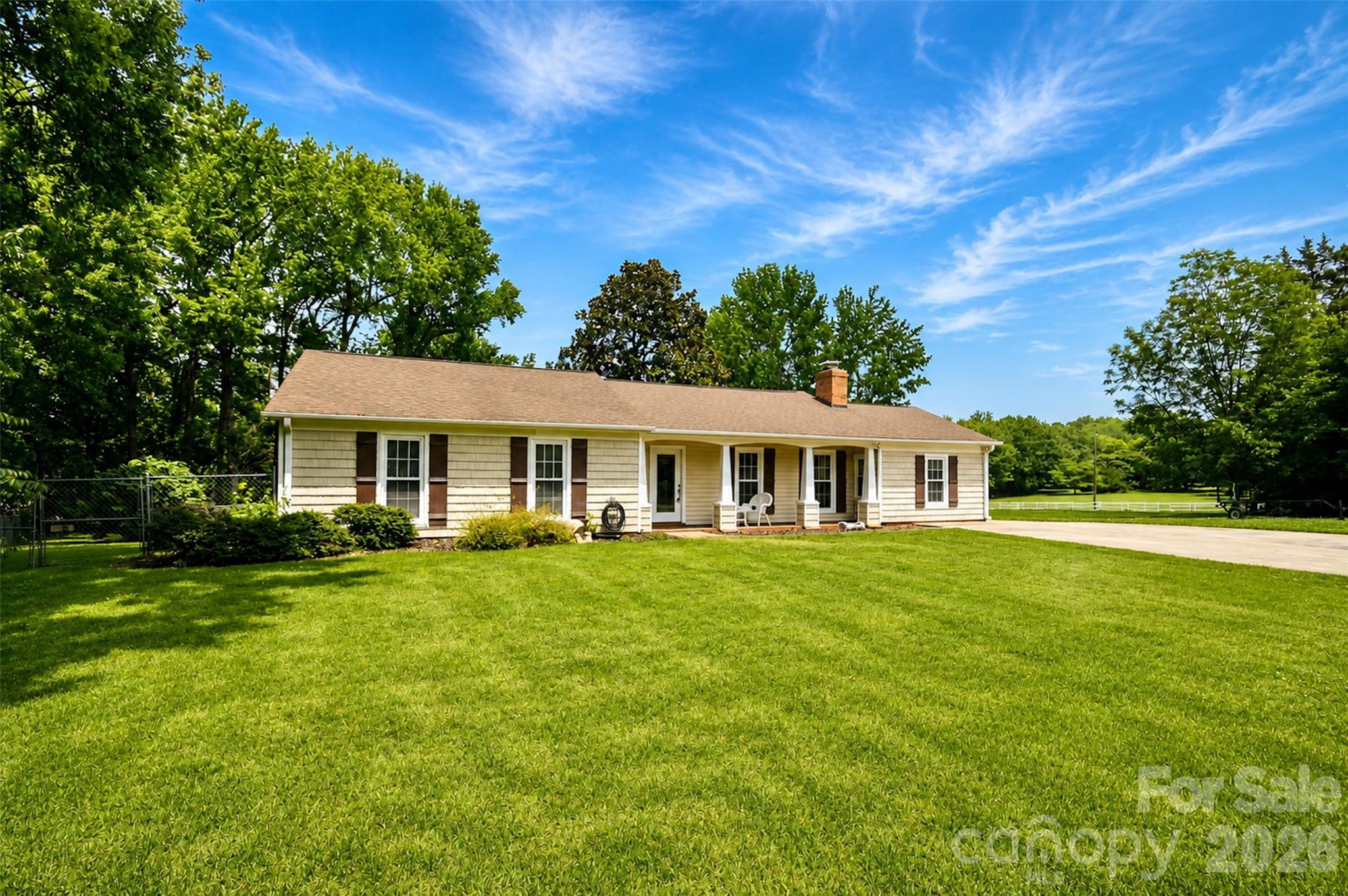Welcome to 7904 Saddleview Court—a rare ranch home in Cabarrus County offering the perfect combination of space, flexibility, and convenience, all situated on an expansive lot in the highly sought-after Harrisburg School District
Designed for easy, one-level living, this thoughtfully maintained home features a functional layout with comfortable living spaces, abundant natural light, and seamless flow throughout. Whether you're hosting gatherings, spending time with family, or simply enjoying a quiet evening at home, the single-story floor plan provides both comfort and accessibility.
One of the property's most unique and valuable features is the separate living quarters located behind the garage. Complete with its own bedroom and full bathroom, this versatile space is ideal for multigenerational living, long-term guests, a private home office, creative studio, or potential income-producing opportunities. The added flexibility creates endless possibilities to fit your lifestyle.
Outside, you'll find an oversized yard that is increasingly difficult to find in today's market. With ample room for entertaining, gardening, recreation, pets, or future outdoor enhancements, the property offers a sense of space and privacy rarely available this close to Charlotte.
Families will especially appreciate the home's location within Cabarrus County, a major draw for buyers seeking access to strong schools and long-term value. Combined with the quiet cul-de-sac setting and convenient access to shopping, dining, and major commuter routes, this location delivers the perfect balance of tranquility and accessibility.
Opportunities to own a true ranch home with a large homesite, separate guest quarters, and a coveted school assignment are exceptionally rare. 7904 Saddleview Court offers the flexibility, functionality, and lifestyle today's buyers are searching for—all in one remarkable property.