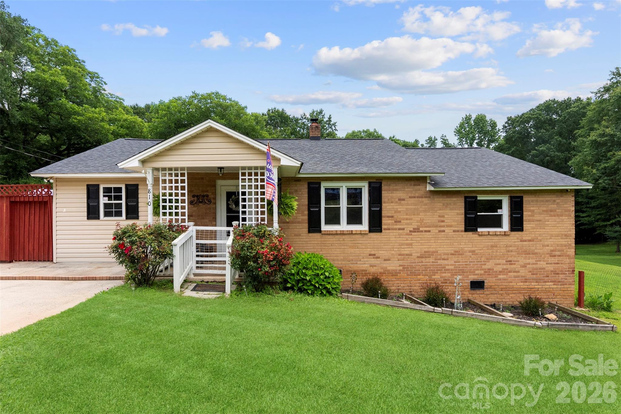 Tucked away at the end of a quiet road, this charming brick ranch offers privacy, space, and endless possibilities on 1.44 acres! Featuring 2 bedrooms, 1 full bath, and a flexible bonus room that could serve as a third bedroom, home office, playroom, or hobby space, this home provides the versatility today’s buyers are looking for. Inside, you’ll find a spacious living room, a functional galley-style kitchen, and a generously sized laundry room with plenty of storage space. The property’s peaceful setting creates the perfect place to relax and enjoy country living while still being convenient to nearby amenities. Outside, the fenced yard offers room for pets, gardening, recreation, or future projects. A storage building provides additional space for tools, equipment, or hobbies. Whether you’re looking for your first home, a place to downsize, or an investment opportunity, this property offers plenty of potential to make it your own. Enjoy the privacy of a large lot, the durability of a brick exterior, and the freedom that comes with 1.44 acres of land.