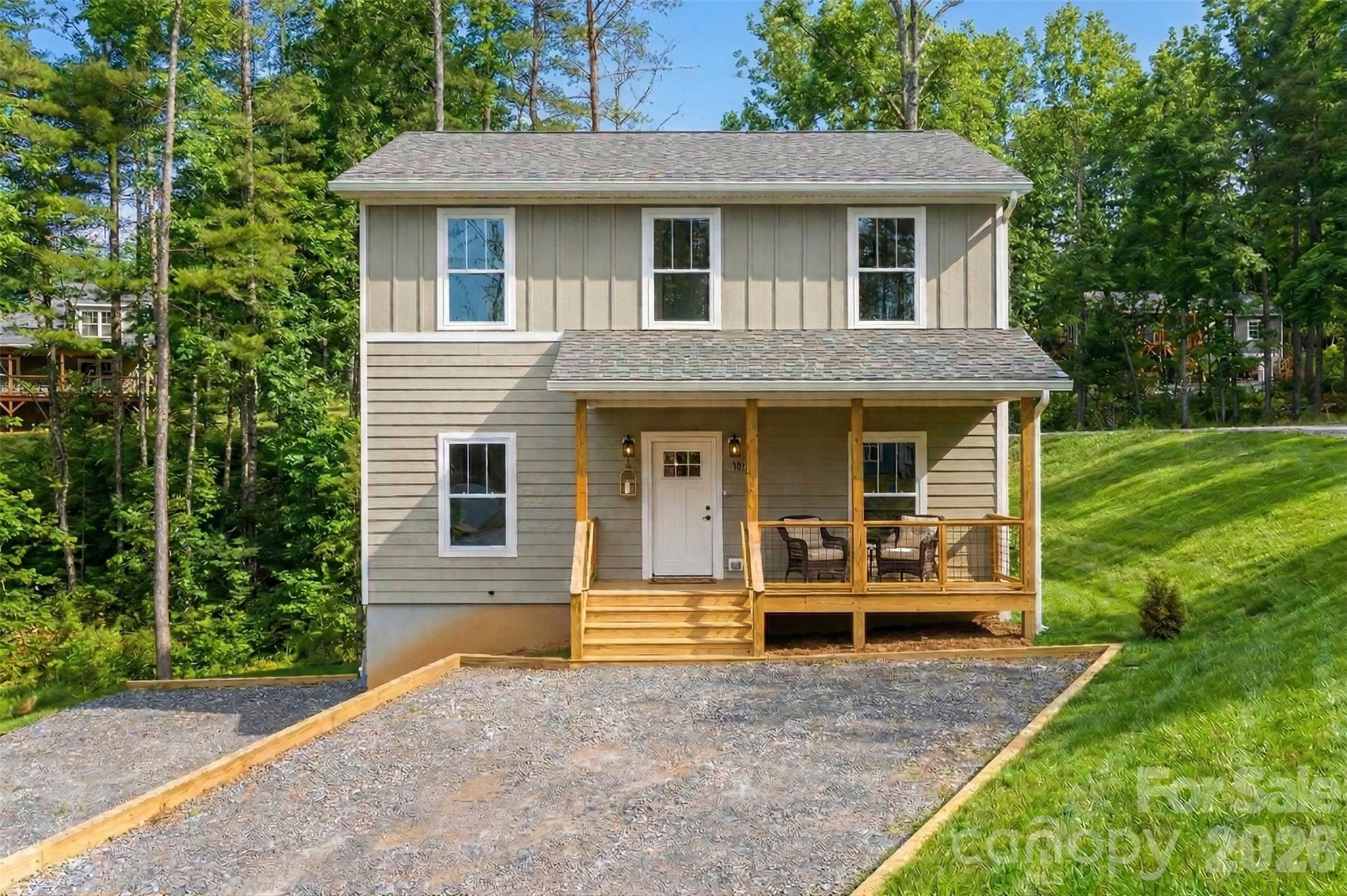 Welcome to Cascade Ridge, one of Western North Carolina’s newest and friendliest communities! Discover spacious homesites in this charming 30-home neighborhood, designed for comfort, connection, and a true sense of home. This newly constructed home offers three bedrooms, three full baths, and a dedicated office, all styled in a modern farmhouse design you’ll love.  Step outside to enjoy the spacious covered front porch or the covered back deck—perfect for your morning coffee, evening get-togethers, or simply soaking in the fresh mountain air. Inside, the open floor plan features a large kitchen island ideal for cooking and gathering, a bright and comfortable office for work or hobbies, and a beautiful owner’s suite with a generous walk-in closet.  Downstairs, you’ll find a one-car garage plus unfinished space that’s perfect for storage, a workshop, or future expansion as your needs grow.  Located in Fairview, you’re just a short drive from downtown Asheville, where independent coffee shops, local breweries, and eclectic restaurants are ready to become your new favorite spots. Cascade Ridge also allows short-term rentals, giving you great flexibility—whether you’re looking for a full-time residence, a second home, or an investment property.  Call today to schedule your private showing and discover why Cascade Ridge is the perfect place to call home!