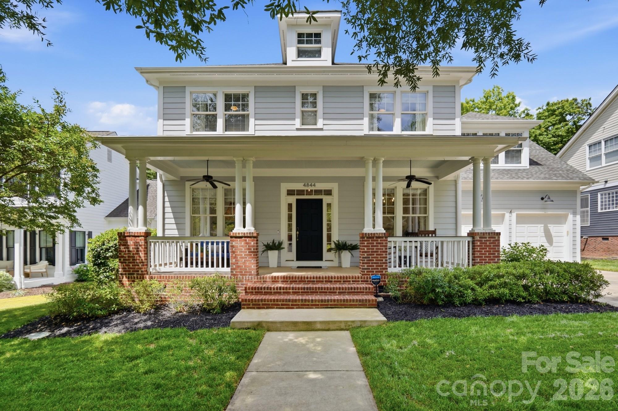 Welcome to this true beauty in the heart of Baxter Village! Perfectly situated on a quiet cul-de-sac and backing directly to the scenic trail system, 4844 Milford Way offers the ideal blend of luxury, comfort, and functionality. This beautifully updated 4-bedroom, 3.5-bath home features refinished hardwood floors, fully renovated bathrooms, and an open, airy floor plan designed for everyday living and effortless entertaining. The expansive bonus space offers endless possibilities, perfect for a media room, playroom, home gym, office, or guest retreat. An extra-large garage provides ample room for vehicles, storage, hobbies, or a workshop setup. Enjoy morning coffee or evening gatherings on the incredible 3-season porch overlooking the extensive custom patio addition and private backyard setting. Every detail has been thoughtfully curated, creating a home that feels both elegant and welcoming. Located in highly sought-after Baxter Village with resort-style amenities including trails, pools, tennis courts, parks, and more, plus award-winning Fort Mill schools and close proximity to Uptown Charlotte, this exceptional property truly has it all.