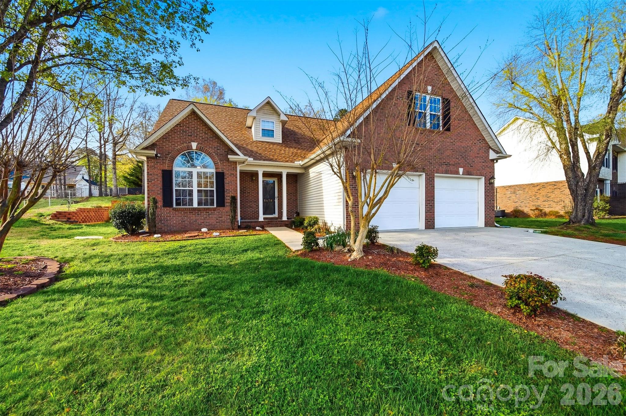 Home shows like new with extensive recent updates, including a new dual fuel heat pump, new LVP flooring on the main level, new carpet upstairs, fresh interior paint throughout, updated lighting, a newly opened stairwell design, and an oversized shower added to the primary bathroom. Located in the desirable Grayfield subdivision of Hickory, this well-maintained brick and vinyl home offers 4 bedrooms, 2.5 bathrooms, and approximately 2,297 square feet of thoughtfully designed living space on a .31-acre lot, combining modern updates with a functional and inviting layout.

The main level features approximately 1,530 square feet and is designed for both everyday living and entertaining. The open floor plan creates a seamless flow between the living room, dining area, and kitchen, allowing for easy connection and natural light throughout the main living spaces. Updated flooring and fresh paint enhance the overall feel, creating a clean and cohesive look.

A spacious primary bedroom is located on the main level, offering convenience and privacy. This space includes a walk-in closet and an en suite bathroom highlighted by the newly updated oversized shower, adding both comfort and functionality. Also on the main level is a dedicated office space, ideal for remote work or flex use, along with a conveniently located laundry area.

Upstairs, you’ll find approximately 767 square feet of additional living space, including three generously sized bedrooms and a full bathroom. The updated open stairwell and catwalk-style hallway overlook the main living area below, adding architectural interest and enhancing the home’s open and airy feel. New carpet throughout the upper level provides a fresh and comfortable finish.

The outdoor living space includes a screened-in porch/sunroom just off the back of the home, offering a versatile area to relax or enjoy the outdoors in comfort. The .31-acre lot provides manageable outdoor space, while the additional storage shed offers practical space for tools, equipment, or hobbies.

Additional features include a two-car garage, durable brick and vinyl exterior, and a strong sense of upkeep throughout. Built in 2000, this home now reflects a blend of established construction with thoughtfully selected modern updates.

Conveniently located in Hickory, this property offers access to shopping, dining, healthcare, and major roadways, making it an excellent option for those seeking both comfort and convenience in an established residential setting.