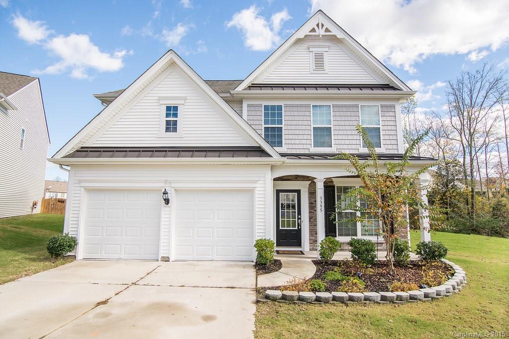 Cul-de-sac lot with private backyard. Granite counters, gourmet kitchen cabinets (EXTRA cabinets added by refrigerator), kitchen island with more storage, hardwoods on main. Two story great room; Lots of natural light.