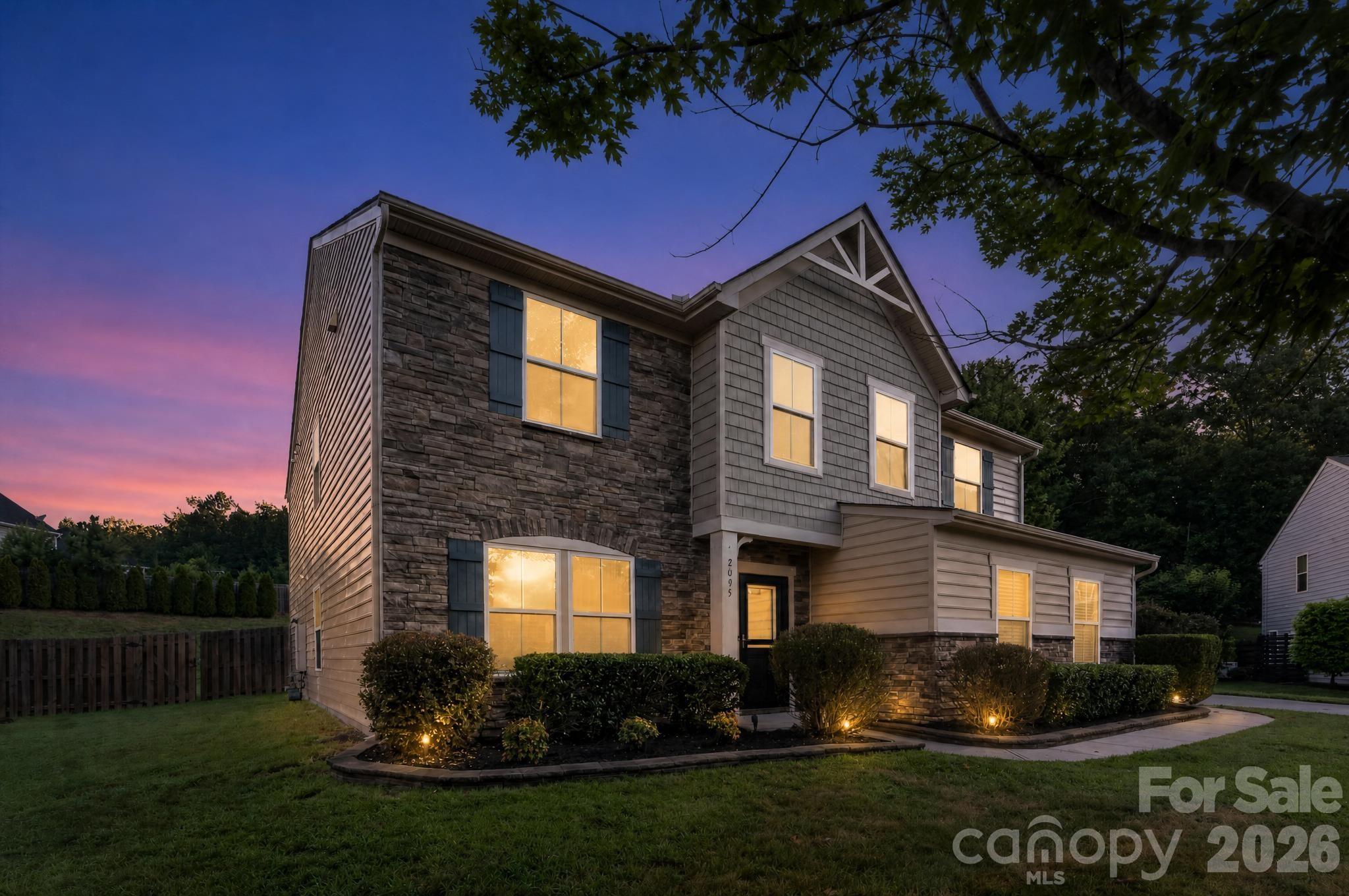 This well-maintained 4-bedroom, 3.5-bath two-story home in Indian Land has been thoughtfully refreshed and is truly move-in ready, featuring fresh interior paint throughout, new carpet on the stairs and upper-level bedrooms, an open, opened-up living room that changes how the main level flows, an updated kitchen with cohesive cabinetry and an anchoring island, a well-proportioned primary suite. All located in the sought-after Indian Land corridor of South Carolina, known for top-rated schools, easy access to the Charlotte metro, and a strong sense of community, making this a smart choice for all buyers.