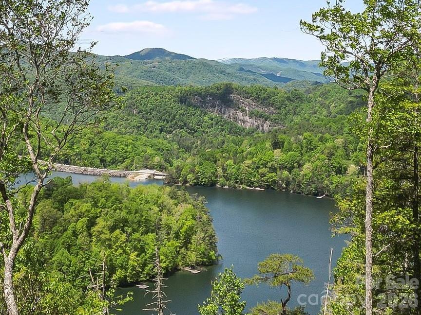 Imagine your dream home perched on this lot with panoramic sunset views of Wolf Creek Lake. Sitting at over 3500 feet in elevation, you have the potential for stunning 180 degree views. Enjoy access to the private community dock with its 10 boat slips, making it easy to go from a day on the lake to relaxing on your porch for sunset. This site is ready to build: a new paved road leads to the driveway, the main view is cleared, power is available, and the three bedroom septic permit is approved. You can even expand the view further. Wolf Creek Lake is a hidden gem bordering over 30,000 acres of National Forest, yet convenient to Lake Toxaway (25 min) and the towns of Brevard and Sylva (45 min). Seller is an LLC. Agent related to members of LLC.
