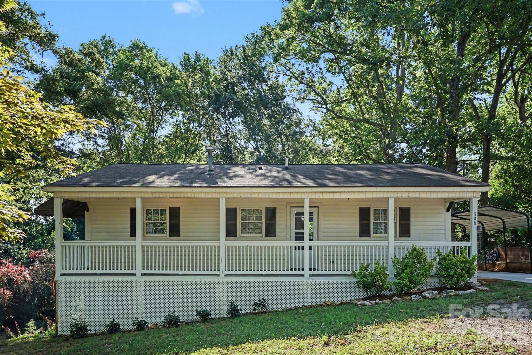 Welcome to this charming 2-bedroom, 1-bath home nestled in a cul-de-sac on 1.32 peaceful acres in desirable Kings Mountain! Full of character and warmth, this cozy retreat is waiting for its new owners. Since purchasing the home, the current owner has made several updates, adding to its appeal and making it move-in ready while still leaving room for you to add your own personal touch. Improvements include remodeled bathroom, updated flooring, and refreshed paint. Outside, the owner has invested considerable effort in enhancing the property’s curb appeal and usability by clearing portions of the trees and land to create a more open and inviting setting. Beautiful landscaping, decorative shrubs, and a charming garden area at the front of the home add warmth and character, while the concrete sidewalk and carport provide additional convenience. These improvements have made the property even more appealing and move-in ready. Enjoy the tranquility of a quiet neighborhood and create your own private retreat surrounded by nature and peaceful surroundings. Whether you’re looking for a starter home, downsizing, or simply seeking a relaxing escape, this property offers the perfect blend of comfort and charm. Conveniently located near shopping, dining, and just minutes from the new Catawba Two Kings Casino, you’ll appreciate the combination of peaceful country living with easy access to modern conveniences. Don’t miss this wonderful opportunity to make this charming home your own—schedule your showing today!