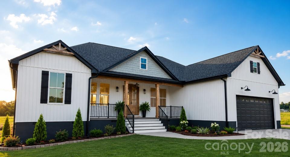 Experience the perfect blend of modern farmhouse charm and upscale living in this stunning new construction situated on 0.73 acres, NO HOA. This thoughtfully designed 3-bedroom, 2.5-bath ranch home includes approximately 2500 sq ft under roof, and offers exceptional craftsmanship, luxury finishes, and scenic views that make every day feel like a getaway.
Step inside to find real hardwood floors, elegant designer tile, beautiful cedar accents, and an open-concept floor plan ideal for both entertaining and everyday living.
Enjoy your morning coffee from the covered back porch while watching neighboring horses graze peacefully, or unwind on the front porch with panoramic views of the rolling hills surrounding Kings Mountain National Military Park. It’s a rare combination of privacy, natural beauty, and convenience.
Located just a short drive from Two Kings Casino, Kings Mountain National Military Park, Crowders Mountain State Park, and the future Agricultural Center, this home is perfectly positioned to enjoy both today’s amenities and tomorrow’s growth.
As an added bonus, you’ll enjoy the benefit of low South Carolina property taxes, making luxury living even more affordable.
Whether you’re looking for a peaceful retreat or a place to entertain family and friends, this home offers the lifestyle you’ve been waiting for.
This is a rare opportunity to own a new build in a growing and highly accessible area.