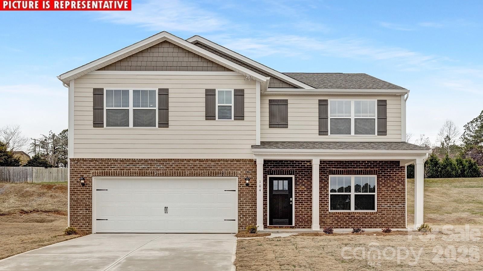Popular Hayden plan with great upgrades in our new Cardinal Creek community complete with Pool and Playground!! Beautiful kitchen with White Cabinets, Gas Range, White Quartz countertops, and tile backsplash! Guest bedroom and bathroom on main. Spacious office with French doors. Modern fireplace in Great room! Large Owner's Suite with great closet space and private bathroom. Call today for updates!