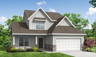 Welcome to the brand-new Norman Creek community in Troutman! This Raleigh floorplan offers it all! Once you enter the home you will find an office space, open foyer with tray ceiling and powder bath. The open floorplan features the kitchen with island, family room and breakfast area. The Kitchen is thoughtfully planned with the designer kitchen option and is complete with a tile backsplash, quartz countertops, stainless appliances, modern hardware and faucet. The family room is spacious with a rear gas fireplace with marble surround. The home features the Primary Bedroom and Bath on the main level as well as easy access to the laundry room. The Primary bath is complete with dual vanities, quartz countertops, shower with tile surround and matte black finishes and an oversized walk-in closet. The 3 additional bedrooms, loft and second bath are conveniently located on the second level. The 2nd bath has a tub/shower combo with dual vanity and quartz countertops. Additional features include, upgraded trim package throughout, smart home package and a covered porch on the rear of the home. Community amenities include an outdoor pool and cabana.