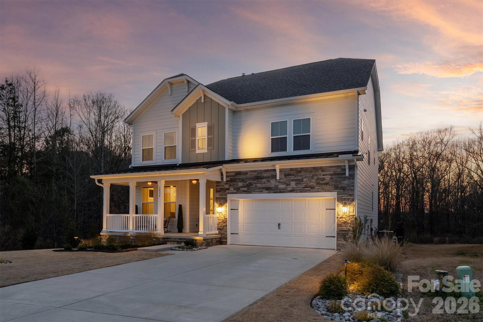 Luxury living meets backyard paradise in the highly sought-after Preserve at Barber Rock! This stunning, 2023-built Taylor Morrison Waverly home sits on a premium wooded lot, offering rare privacy and a custom outdoor oasis designed for entertaining.

Dive into your private, heated in-ground pool or host the ultimate summer cookout at the built-in outdoor kitchen, featuring a high-end gas grill and refrigerator. The professionally landscaped grounds are further enhanced by custom exterior lighting and a three-zone irrigation system.

Inside, the open-concept "Waverly" floor plan shines with natural light from added structural windows and elegant tray ceilings. The chef’s kitchen is a masterpiece, complete with a walk-in pantry, butler’s pantry, and a large food prep island that flows seamlessly into the gathering room centered by a cozy fireplace. This level also features a convenient first-floor guest suite.

The second level is anchored by a spacious loft and an expansive owner’s retreat overlooking the woods, featuring an upgraded custom closet and a spa-like bath with a garden tub and separate shower. Three additional bedrooms and two full baths (including a Jack-and-Jill) offer plenty of space for everyone.

Additional highlights include:Storage Galore: 
- Enclosed under-deck storage and additional shelving above the garage.
- Upper-Level Convenience: Dedicated laundry room with a built-in sink.
- Turn-Key Perks: Electric pool cleaner, deck box, and outdoor appliances stay with the home!

Don't miss this rare opportunity to own a like-new home with nearly $100k in post-construction upgrades already completed for you. 

Welcome Home!