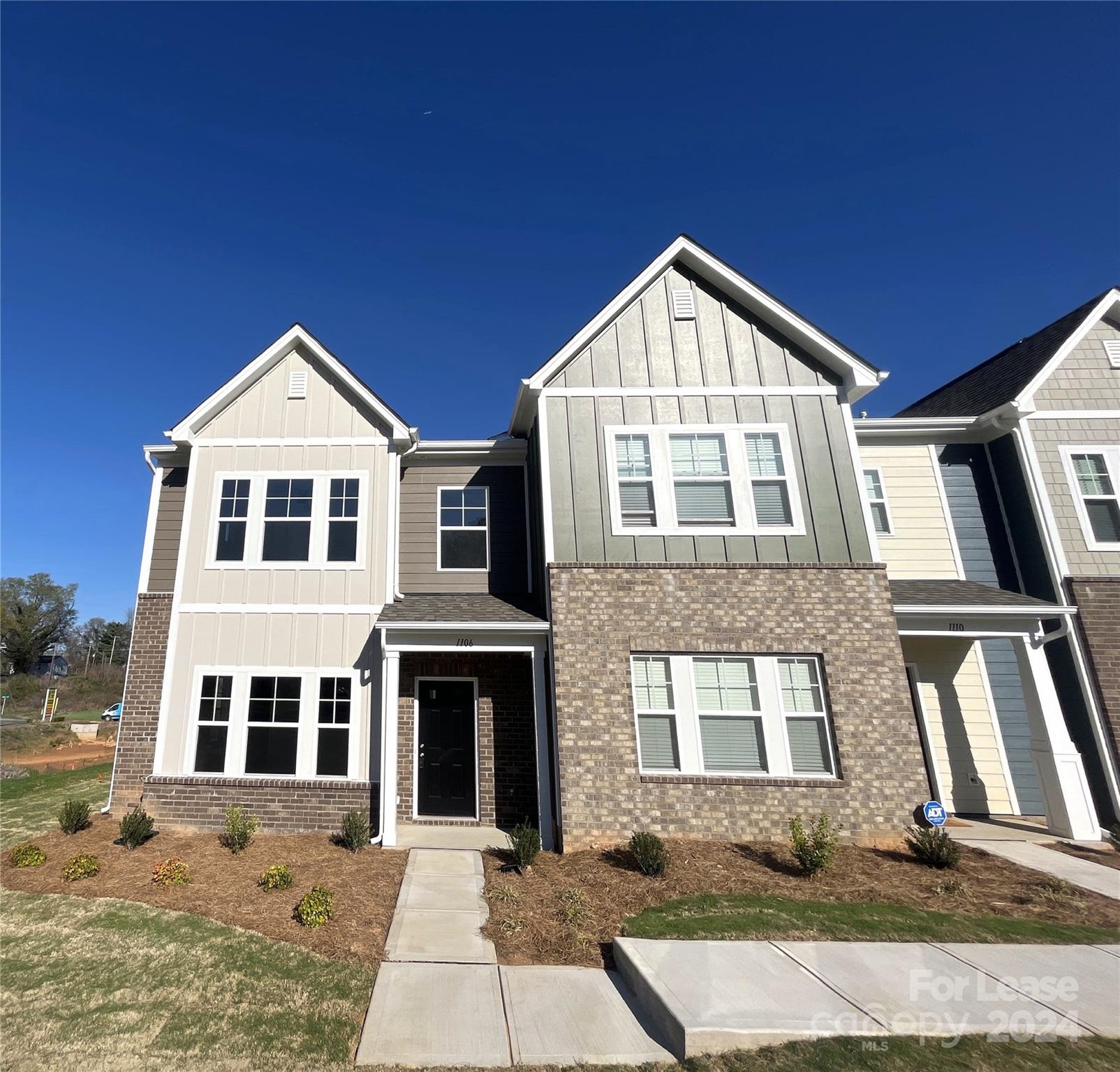 Don't miss out on this gorgeous, newly built 3 bed, 2.5 bath, 1,700 sq. ft. townhome in Gaston, NC! The layout of this home includes a spacious living room that opens to the kitchen featuring a breakfast bar, stainless steel appliances and granite countertops. Beautiful luxury vinyl plank flooring adds to the appeal of the main living area. Your primary bedroom boasts a walk-in closet and an en suite bath with a dual sink vanity and walk-in shower. Two additional bedrooms share a second full bathroom. Washer and dryer are included for resident use.