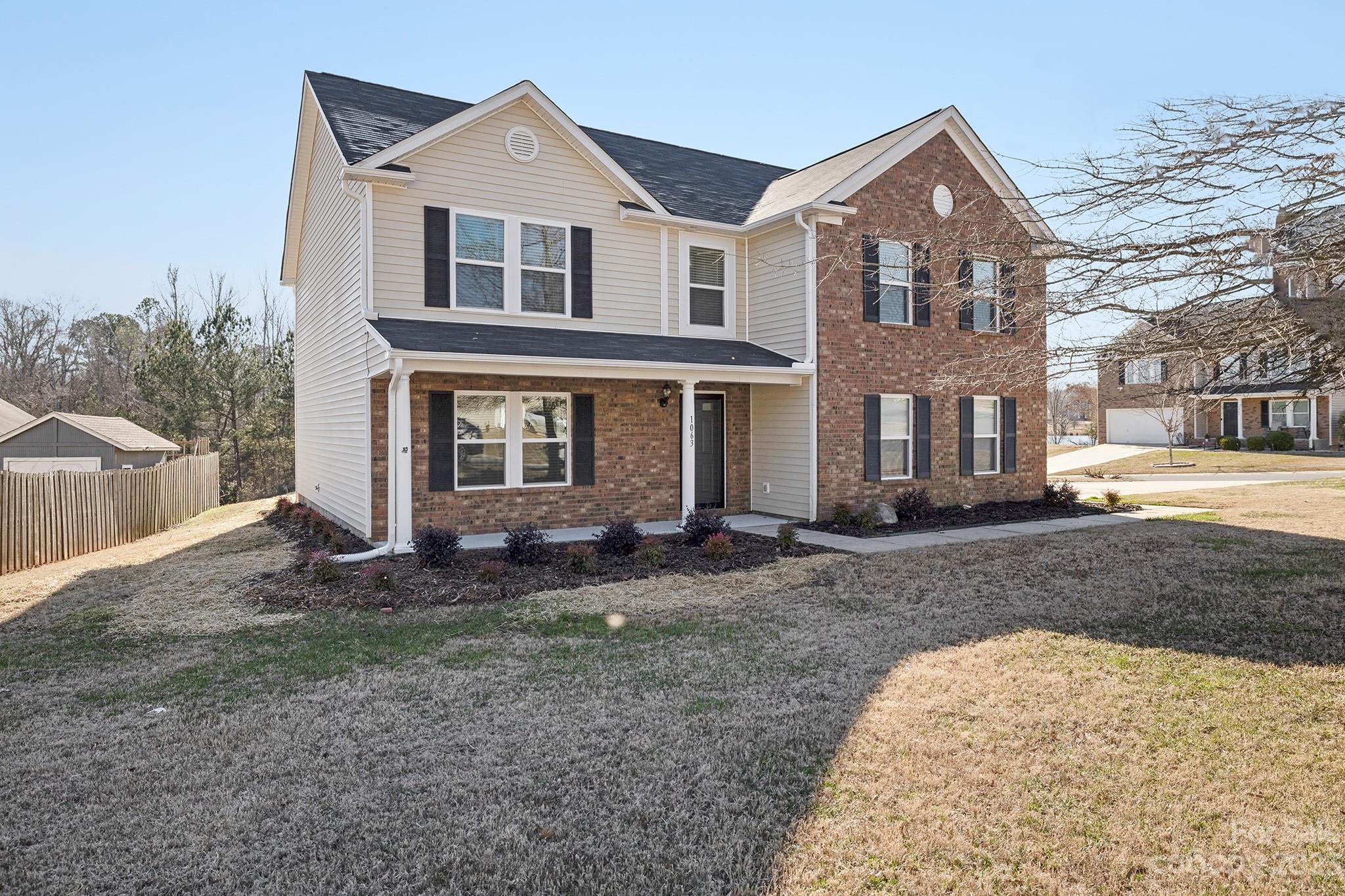 Welcome to your dream home in the desirable neighborhood of Leslie, just a stone's throw away from Rock Hill, SC. This exquisite 5 bedroom 2,500sf home, nestled in a peaceful cul-de-sac, has been newly renovated with new windows, new LVP, and a fresh coat of paint throughout. The beautifully redone kitchen has quarter counters, new lights, white shaker cabinets, and new SS appliances. There is also a brand-new HVAC system! Come check out this 2-car garage beauty across from a lake and near all major highways!