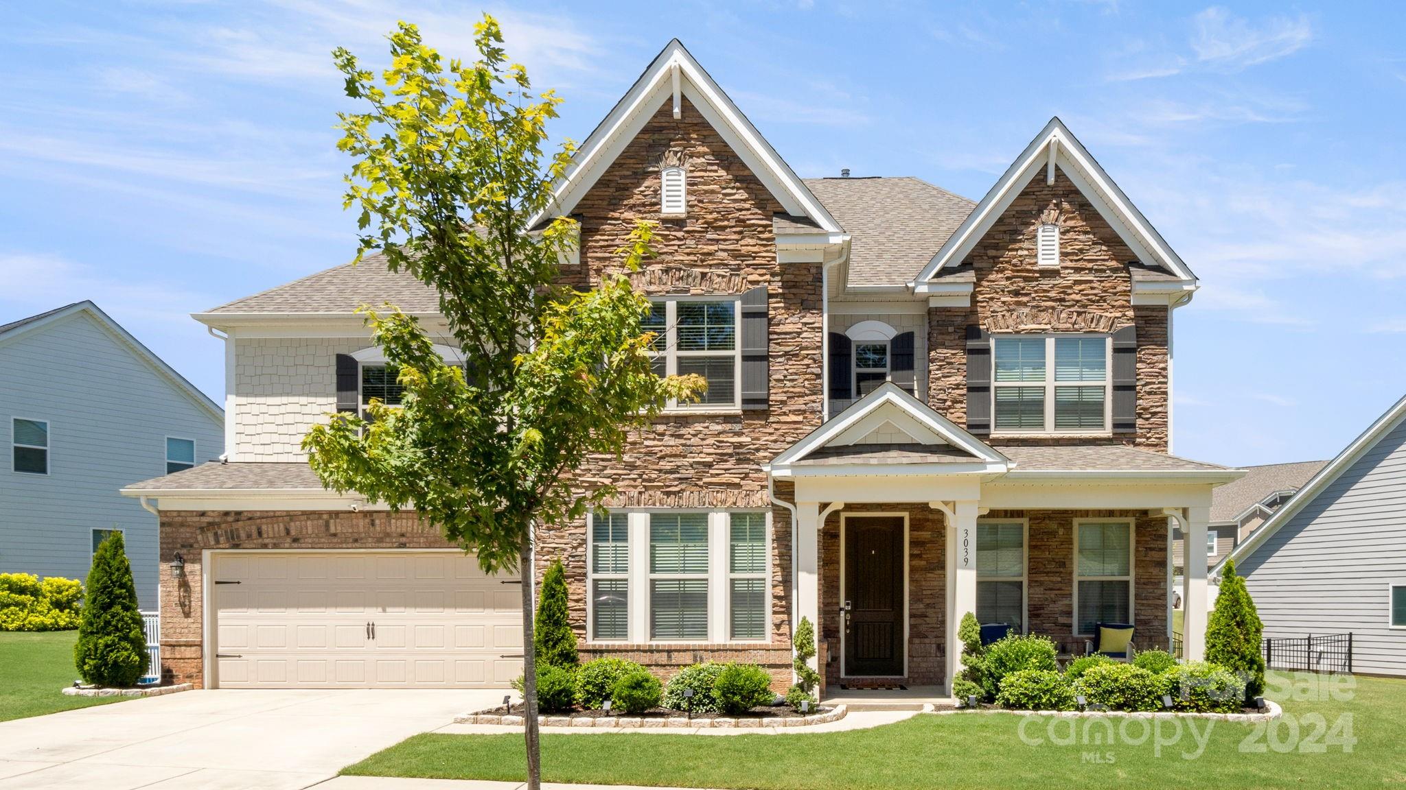 Come check out this beautifully upgraded London floorpan in Massey!! The home is east facing and on a quiet street! The upgrades in this home include, Quartz countertops, upgraded cabinets, built in cabinetry on both sides of the gas fireplace, an extra long garage (4' longer), a screened porch, a paver patio with built in grill, PAID OFF SOLAR PANELS!! This home is 5 bedrooms, 4.5 bathrooms, a first floor office, a huge bonus room and a loft!! The backyard is fully fenced and backs up to a HUGE green space! You will not be disappointed by anything at this house!!