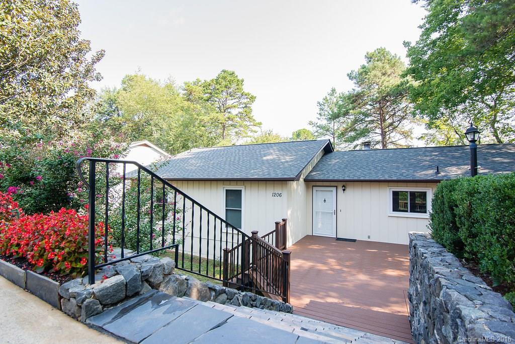 Immaculate, newly updated w/granite counters w/bullnose edge, breakfast bar, newer appliances. Energy efficient windows, master bdrm & 2 addtl bedrooms on main w/custom tile in bathrms. Open floor plan for entertaining, w/french doors open to main level viewing deck. Full finished basement w/2nd kitchen, 2 bedrms, full bathrm, tons of storage. Basement living area w/huge lower deck w/open views. Outdoors: slate stairs, granite retaining, Trex deck, roof2012.