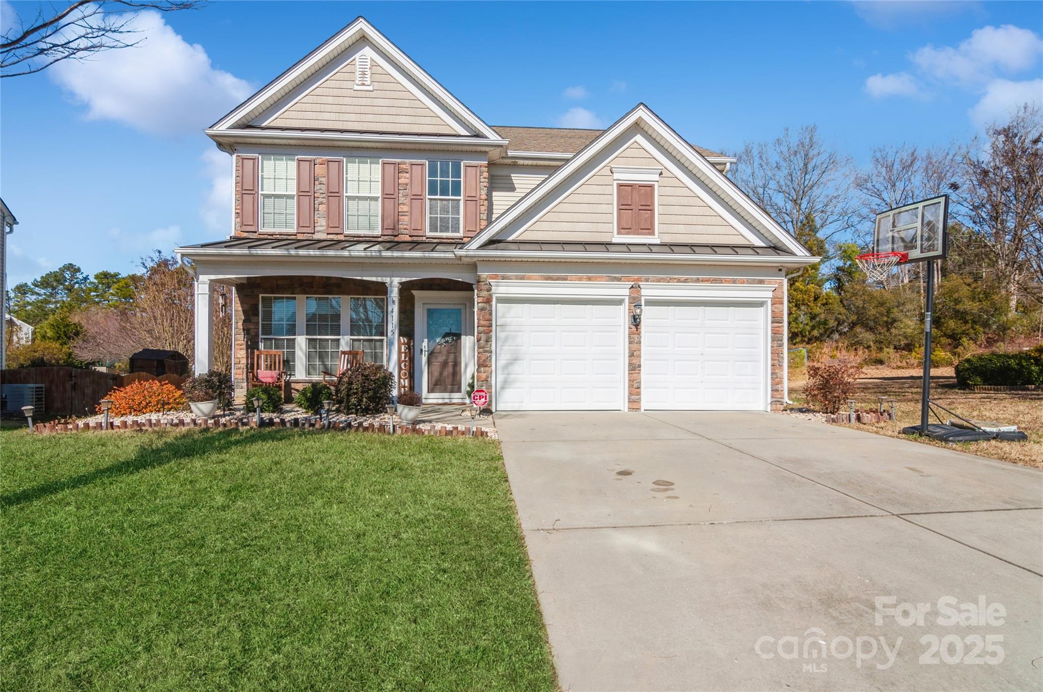 Stunning 4-Bedroom Home on a Quiet Cul-De-Sac. You'll be greeted by a charming front porch, perfect for relaxing. Inside you will  discover a bright & airy open-concept living space. The inviting combined sitting and dining areas. The kitchen featuring 42-inch cabinets, SS appliances, island, breakfast area . Expansive patio with 2 covered gazebos—ideal for outdoor dining & relaxation.  fenced rear yard. Upstairs, you'll find 4 spacious bedrooms and 2 full bathrooms, including a convenient Jack & Jill bath. The laundry room is located on the 2cnd floor, making household chores a breeze. The primary bedroom is a true retreat, featuring a vaulted ceiling and an abundance of natural light. En-suite bathroom boasts a soaking tub, stand-in shower, dual sinks, & huge walk in closet  this home has everything you're looking for. Located near parks, schools, and shopping, it offers the perfect blend of tranquility and convenience. *Gas line run for range/Stove if you prefer gas.