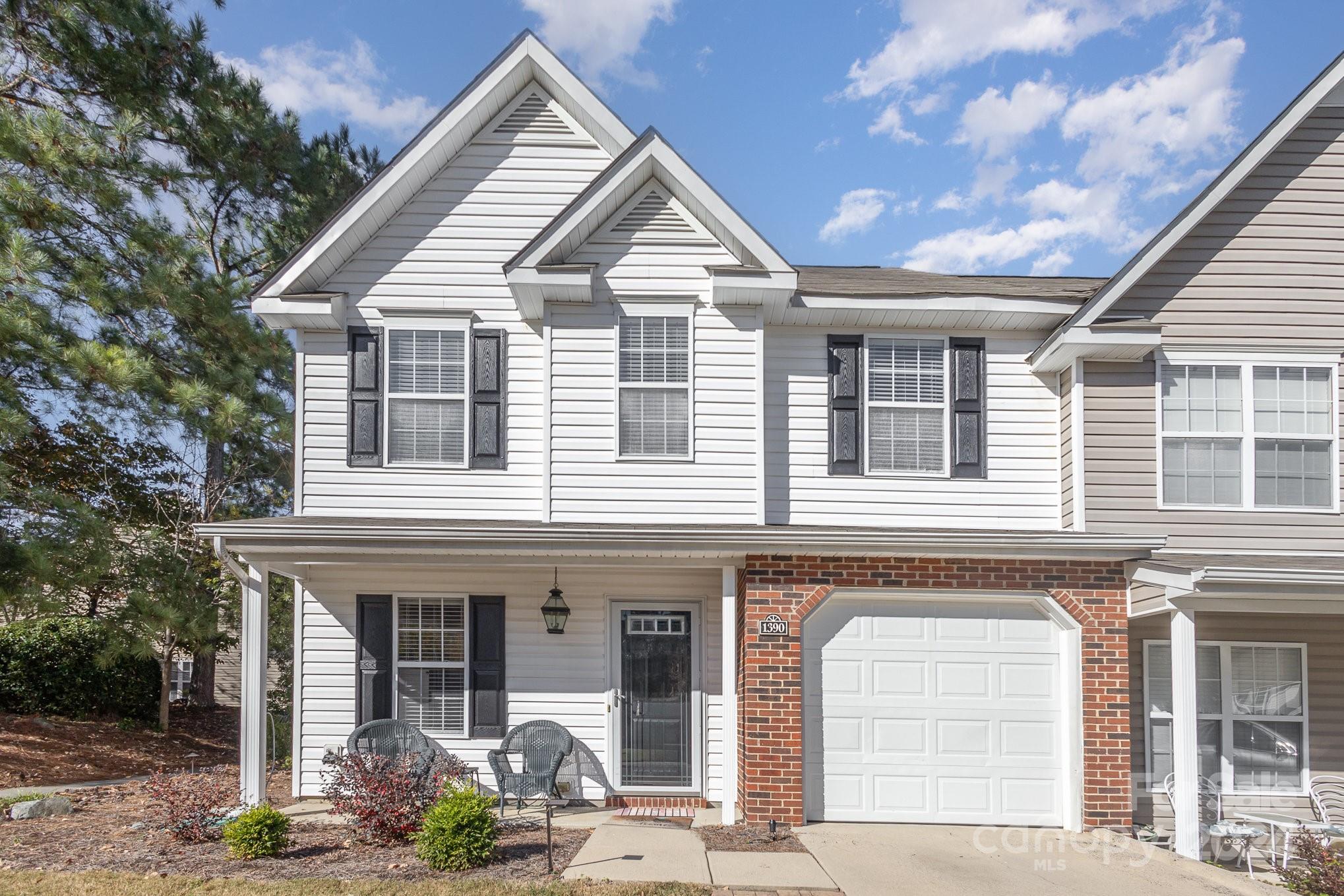 Fantastic opportunity waiting for you. Welcome to this amazing 3 Bedroom, End Unit Townhome. This updated home features a Primary Bedroom on the main floor and two additional bedrooms and loft area on the 2nd floor. Enjoy the updated kitchen with granite countertop. New flooring and crown trim. Upgraded bathrooms are sure to delight. Home includes a large rear patio, perfect for your outdoor enjoyment and an attached garage, Conveniently located in Rock Hill SC with easy access to Interstate I-77 providing access to Charlotte, Columbia, Charlotte Douglas Airport.