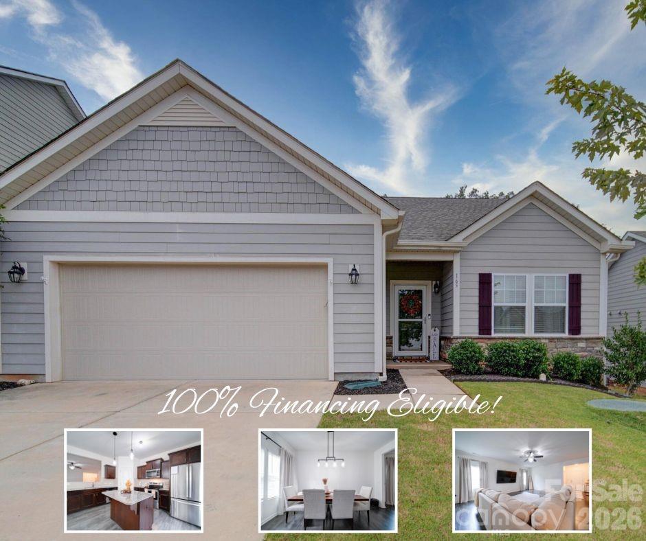 Experience the pinnacle of North Carolina living at Tillery Traditions, where this stunning 3-bedroom, 2-bath ranch home offers a nearly new (2019 build) retreat in one of Mt. Gilead's most sought-after golf course communities. Perfectly optimized for those searching for homes for sale near Lake Tillery, this residence features a modern open-concept floor plan highlighted by a gourmet kitchen with granite countertops, a spacious pantry, and premium stainless steel appliances. A standout feature is the oversized laundry room, masterfully designed with extensive cabinetry and shelving to serve as a dedicated craft station or project hub. Whether you are looking for a permanent residence or a vacation home near the Uwharrie National Forest, this property delivers a lifestyle of convenience and luxury.

The financial benefits of this home are unmatched for the area, as it is 100% financing eligible (USDA), making it an ideal opportunity for first-time buyers or those looking to downsize without a large down payment. With a Tillery Traditions membership it will grant you access to an 18-hole championship golf course, clubhouse, restaurant, and community pool. Located just moments from a public boat landing on Lake Tillery and a short drive to Morrow Mountain State Park and local vineyards like Stony Mountain, 165 Old Harbor Drive is perfectly positioned for outdoor enthusiasts. Don’t miss your chance to own a piece of the Uwharrie Lakes region—schedule your tour today!