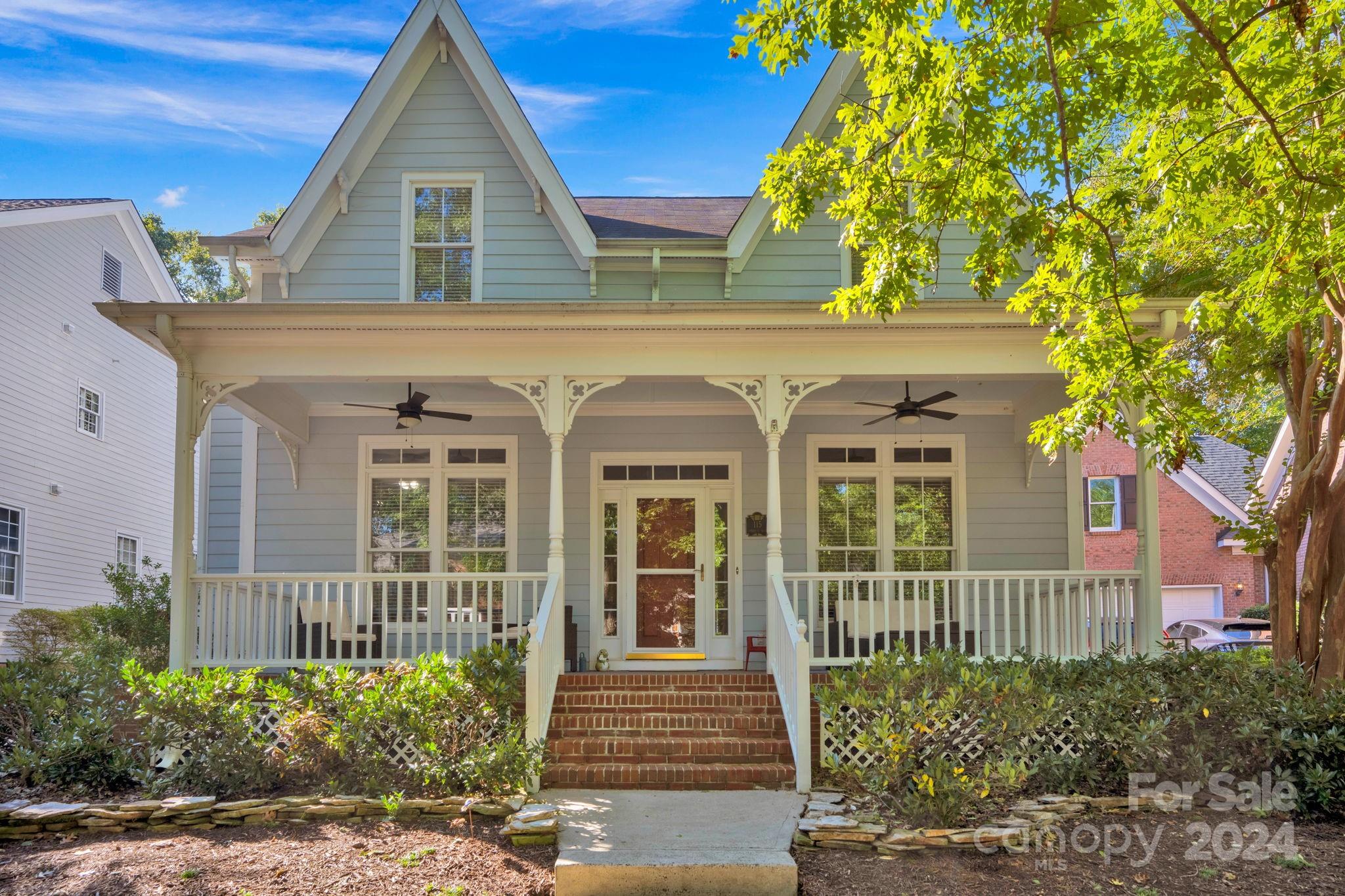 Welcome to this charming 4-bedroom, 2.5-bath home nestled in the heart of highly sought-after Baxter Village. Tucked away on what could be the quietest and most private cul-de-sac in the neighborhood, this home offers tranquility and convenience in equal measure. The open-concept layout seamlessly connects the two-story living room to the kitchen, perfect for entertaining and everyday living. A beautiful sunroom sits just off of the living room. The primary bedroom is conveniently located on the main floor, along with a dedicated office space—ideal for remote work. Upstairs, you’ll find three generously sized bedrooms offering plenty of space for family or guests. Just beyond the back door, a detached garage provides additional storage, and the hidden gem of this property awaits above it—a heated and cooled movie room, perfect for cozy movie nights or game day gatherings. This home truly embodies the best of Baxter Village living with its inviting design and peaceful setting.