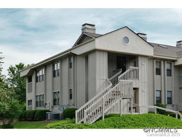 Desirable Cloisters Condo, upper end unit with lots of windows and natural light.  Living room with gas fireplace, private balcony with storage & mountain views.  Large owners suite with double closets, plus second bedroom with connecting bath. New Hydro-Heat HVAC 2012, new water heater, new kitchen flooring. Minutes to shopping, dining, golf and more. Community amenities include pool, tennis courts, clubhouse.  1 cat OK, no dogs.  15% Rental Cap