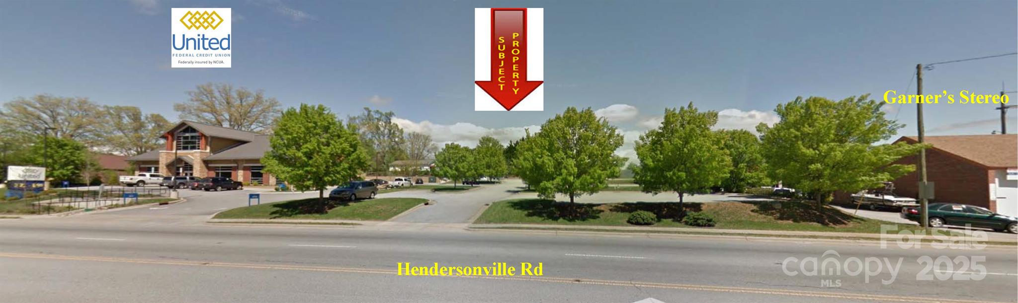 DEVELOPMENT OPPORTUNITY 
0.86 ac lot now available in the Town of Fletcher.  Located between the United Federal Credit Union Bank and Garner’s Stereo Center.  Flat parcel ready for development with streetside landscaping, sidewalk and curb already in place.  Very nice location near the Heart of Fletcher.