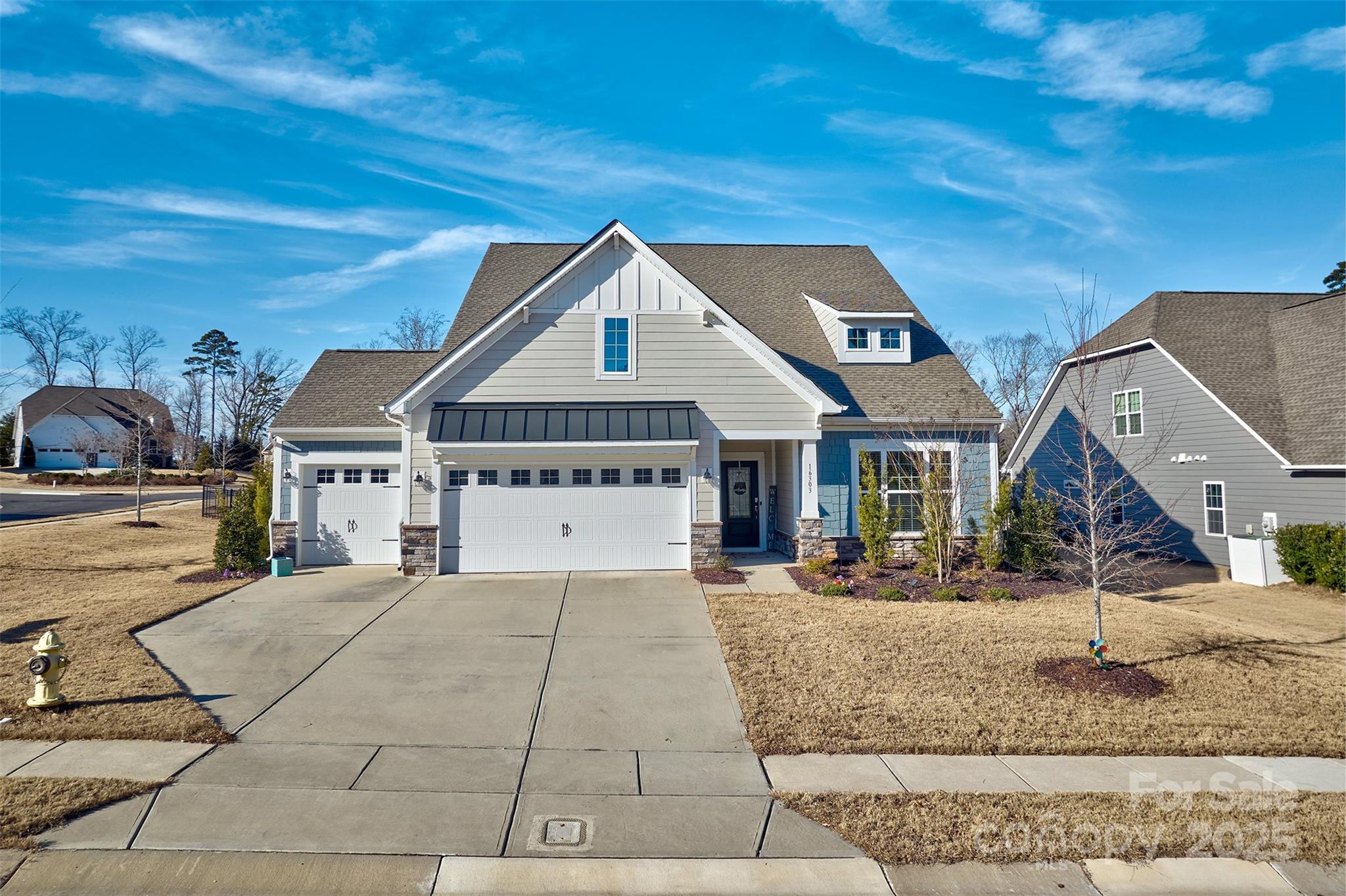 Don't miss this New to Market beauty, priced to move quickly! Looking for a brand-new construction feel w/out the new build price tag? Built in 2020, w/plenty of space for everyone. 4 bdrms-3 bths- 2905sqft 1.5 story floor plan The primary bedroom suite is on the main level w/access to the screened porch overlooking the backyard. The great room is the centerpiece of this home, perfect for refined entertaining or for watching the game. The kitchen is a gourmet's delight, gas cooktop, double wall oven, & oversized island w/marble countertops & seating. A guest bedroom w/bath & an office round out the split layout design of the home. On the upper level you'll find another bedroom, bath and bonus/den area. Outside easy living w/a newly fenced backyard space w/a stone firepit. A 3-bay garage, perfect to park the golf cart or an amazing workspace, your choice. If you're looking to live the lake resort lifestyle, this home in the Palisades has it all! Call today to schedule your private tour!