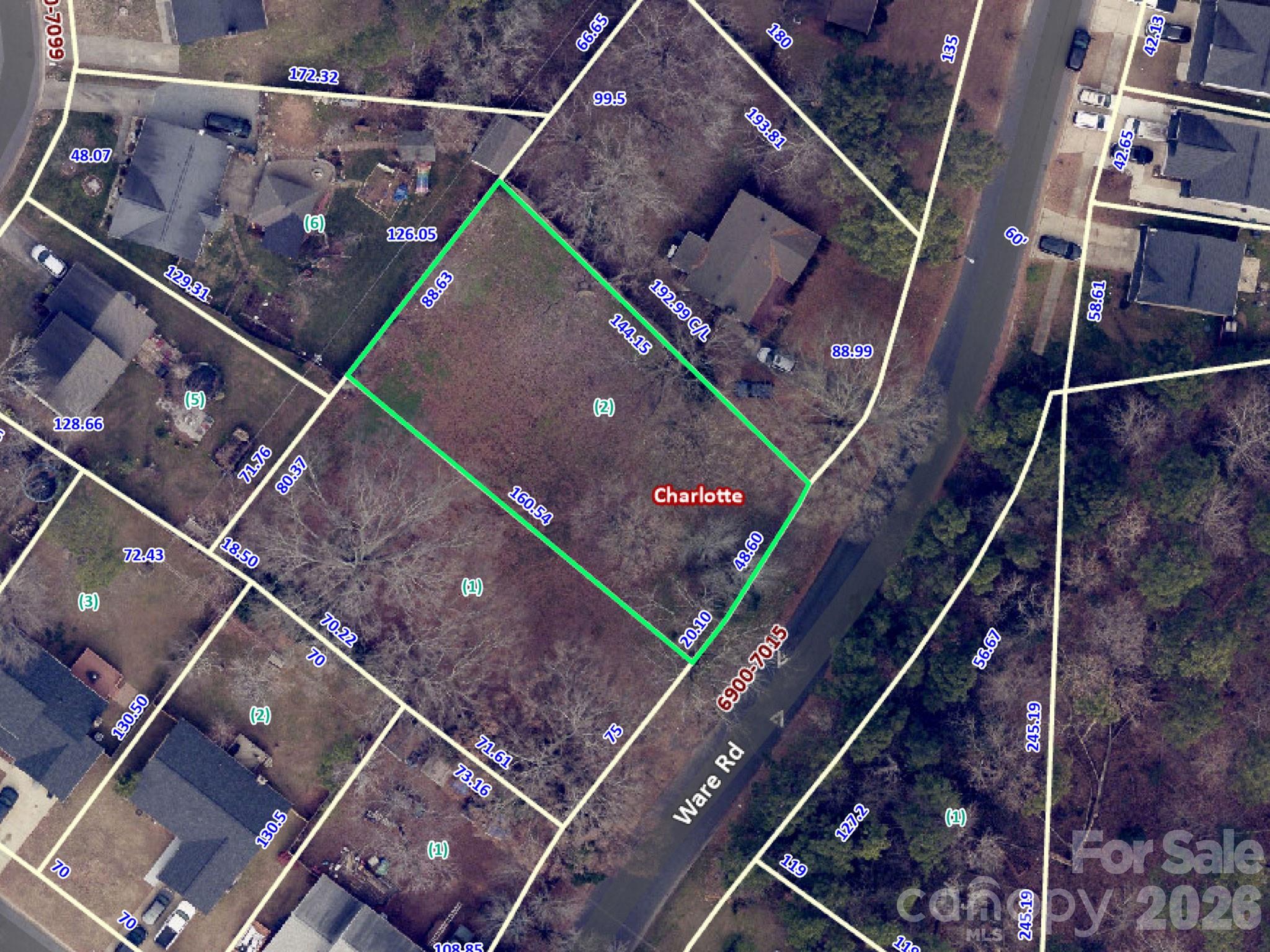 Prime builder-ready vacant lot in a rapidly growing Charlotte location! Bring your own builder or add a high-potential property to your development portfolio. This flat, cleared lot features excellent dimensions for flexible design—boasting approximately ~80 feet of combined road frontage and a maximum depth reaching up to 160 feet.
Zoned N1-B under Charlotte’s modern Unified Development Ordinance (UDO), this property offers incredible versatility allowing you to build a single-family home, a duplex, or a triplex by right. Perfect for an investor looking to maximize rental income or a homebuilder looking for their next infill project right next door to new construction. No HOA restrictions. Don't miss this rare opportunity to build multi-unit or luxury single-family in an established neighborhood!