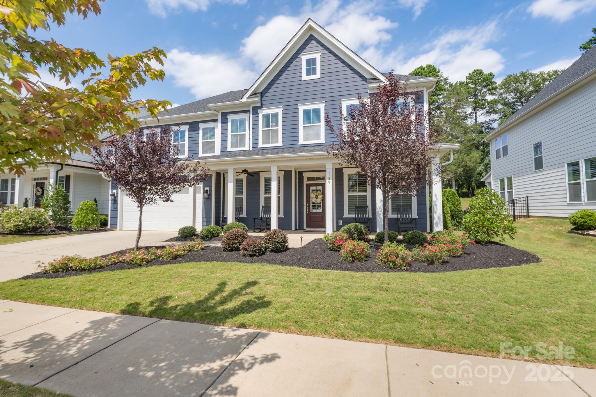 This pristine 5-bed, 3.5-bath home offers unparalleled comfort and convenience. The kitchen creates an amazingly spacious area featuring an island so large, it could have its own zip code. The cabinets and pantry space are an organizer's dream! The living space offers a tranquil view of the heated saltwater pool. Step outside to explore a patio & green space, or venture upstairs to a large space for the central gathering place of the home or get lost in the primary bedroom’s closet.
Masons Bend is in a lush setting of pine trees & the serene Catawba River. Explore the 3.5-mile trail winding along the river and neighborhood, play a game on one of the large green spaces, take a dip in one of the 2 pools, walk to it's own elementary school, host a gathering at the clubhouse, or enjoy the pavilion & playground area. When you need to travel, hop on I-77 via your “personal access” to in minutes. Then, come back to relax in the quiet oasis of the neighborhood and your home.