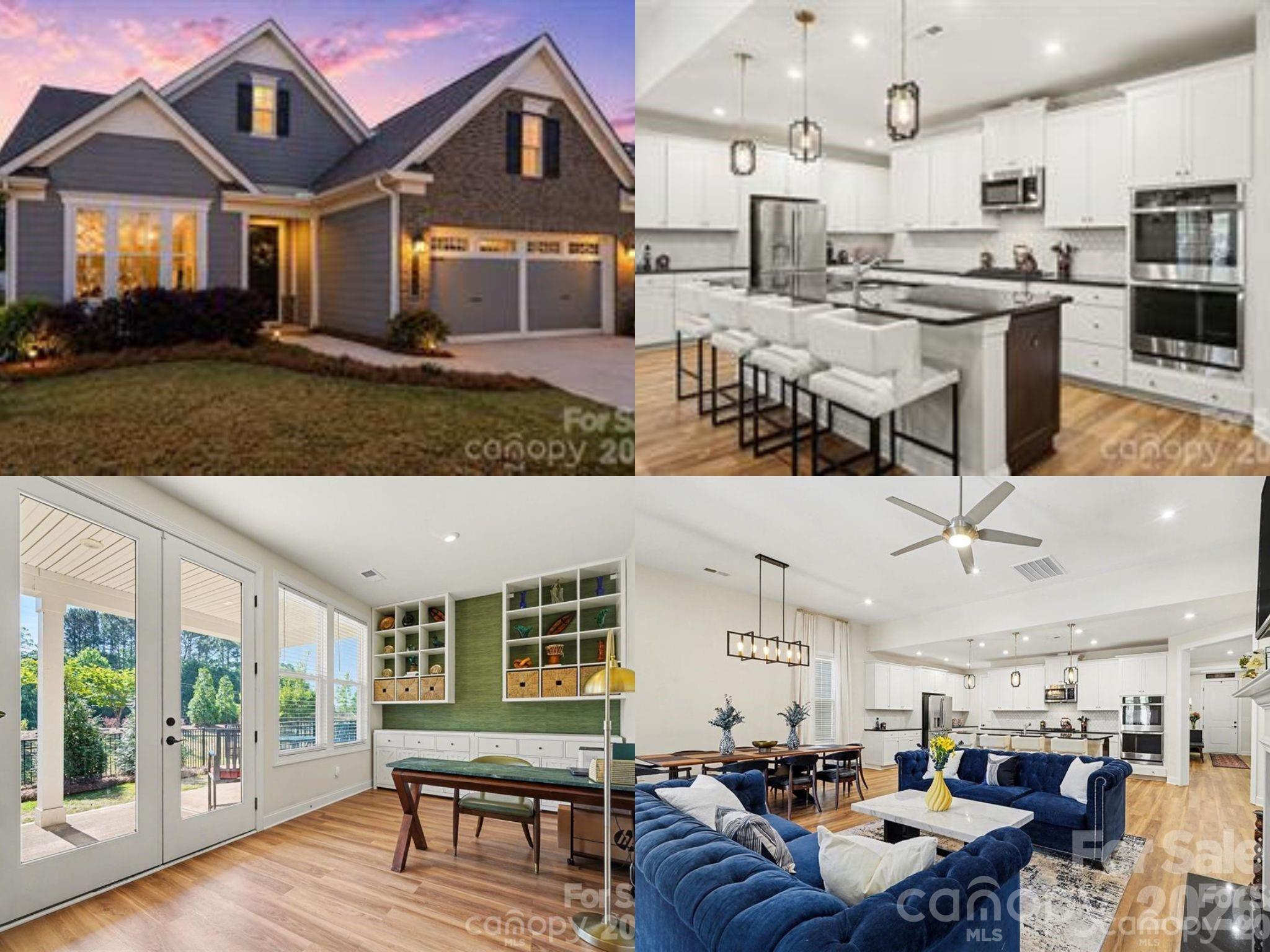 The sought-after Laurel floorplan with updates galore!! A rare find with fully enclosed 4-seasons sunroom AND a covered lanai. This home is in the vibrant 55+ community of Cresswind offering a thoughtful layout with elevated finishes and flexible living spaces throughout. The updated gourmet kitchen is the heart of the home, featuring granite countertops, a custom backsplash, pull-out cabinetry, and new pendant lighting, all overlooking the spacious living area with a gas fireplace and custom built-ins. Just off the main living space, the sunroom has been fully enclosed with added French doors, creating a bright and versatile space to enjoy year-round. The primary suite is tucked privately at the rear of the home on the main floor and features a beautifully upgraded bath with a zero-entry shower, bench seating, and dual vanities. The main level guest bathroom has been enhanced with tiled  walk-in shower design for ease and style. A dedicated office or flex room on the main level adds even more functionality. Upstairs, you’ll find a generous living area with a full bath—perfect for guests, recreation, or a second living space. Enjoy outdoor living with an expanded patio, covered lanai, and a fully fenced yard . Sellers gained special approval to extend the white privacy fence along the berm for an additional buffer! Additional highlights include new LVP flooring on the main level, upgraded lighting, added ceiling fans, and a 4-foot extended garage for extra storage.  Residents enjoy resort-style amenities including a clubhouse, indoor and outdoor pools, fitness center, tennis courts, walking trails, dog park, game courts, hot tub, and cabana, creating an active and social lifestyle just outside your door! Concert series, pottery classes and SO many activities offered within the community! The HOA also includes internet and security  for added convenience. Close proximity to Novant Health Medical Center, Publix, and a variety of restaurants, this location makes daily errands and outings effortless!