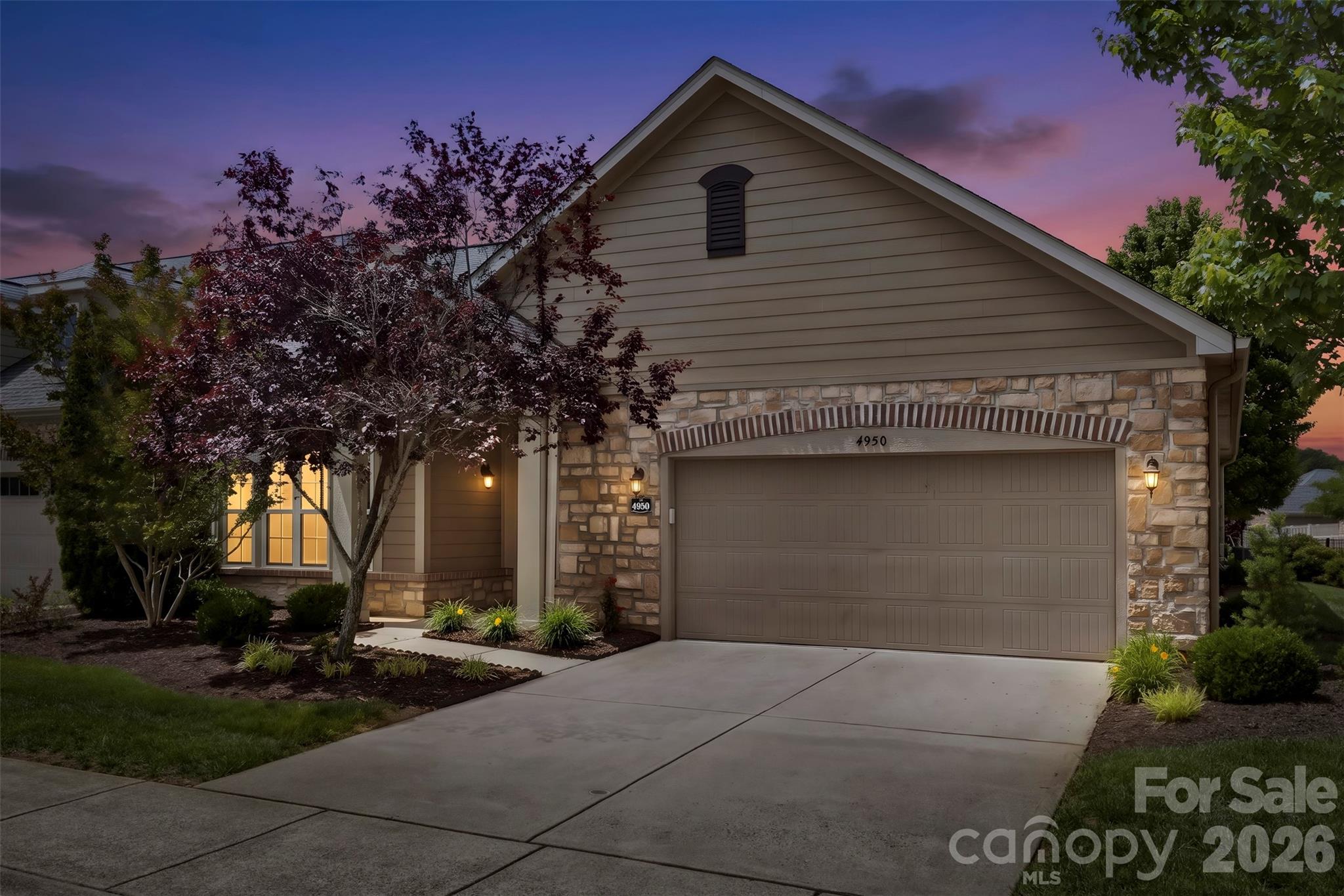 This remarkable home boasts quality and comfortable living. Relax in the sunroom and enjoy the day. The open living room with its beautiful fireplace and gas logs provides an additional area to enjoy, relax, and entertain. This floor plan offers ample space for entertaining yet is comfortable enough to simply relax. The dining area is large and bright with views of the inviting private patio. The kitchen offers granite countertops, a large island with a seating area, and so much more. There are 2 patio areas with this home, the privacy fenced courtyard area is big enough for entertaining plus grilling, and the 2nd patio is just right to sit and relax. The spacious master suite includes a large shower and a huge walk-in closet. This one-level home has an oversized garage plus a storage room off the private patio. Convenient to the clubhouse, pool, and activity areas. Close by shopping and restaurants make this a great place to call home.