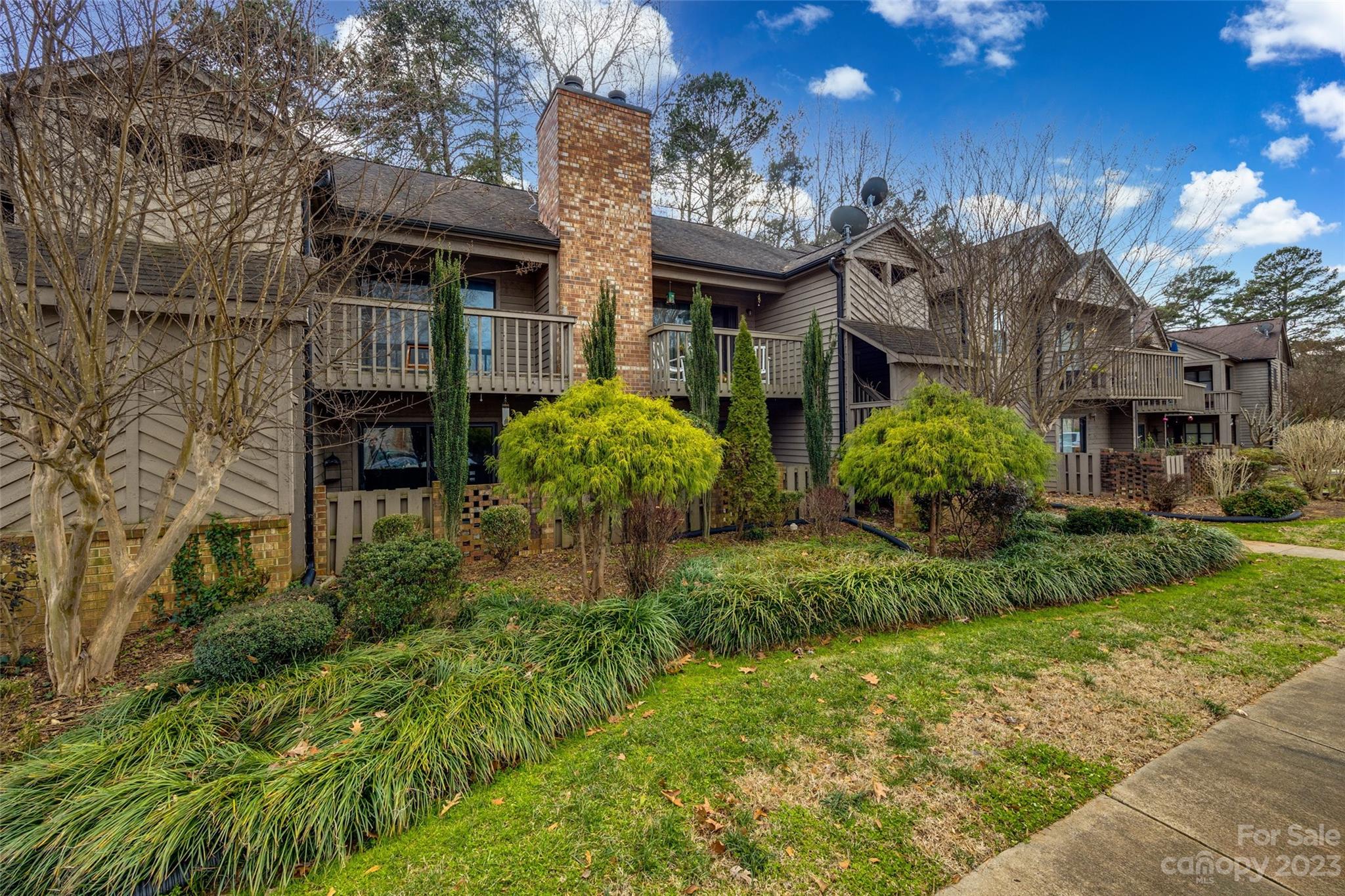 Experience the ideal combination of comfort and convenience in this main level intimate 1-bedroom, 1-bathroom condo. Nestled within a desirable Lake Wylie community, this home provides effortless access to nearby amenities, shops, and restaurants. Embrace the versatility of two separate porches, ideal for both relaxation and entertainment. With ample storage and an open concept layout designed for ease of entertaining, this home caters to practical living. Minutes to the community Lake Wylie access or go for a swim in the outdoor community pool. Condo offers two parking spaces and invites you to relish a lifestyle where comfort meets accessibility.