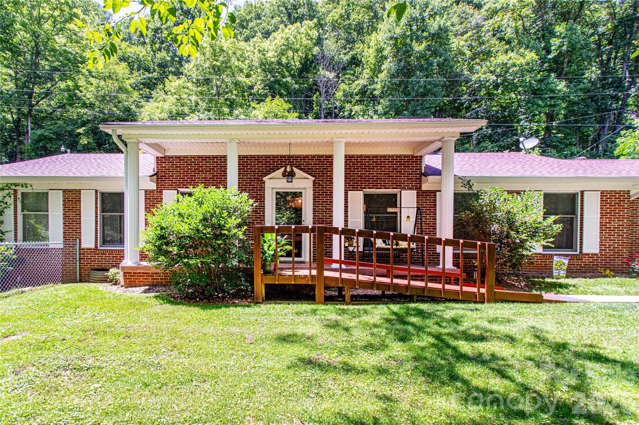 Welcome to this beautiful brick Colonial home offering spacious living and timeless charm. Featuring three bedrooms and two-and-a-half bathrooms, this home provides plenty of room for comfortable living.

The generous floor plan includes expansive living areas, highlighted by a large family room and dining area—perfect for both everyday living and entertaining. A partially finished basement adds valuable extra living space that can be used as a recreation room, home office, gym, or media area.

Outside, a fenced front yard offers a safe and enjoyable space for pets to play. In the rear, the property opens to your own private wooded acreage, creating a peaceful natural retreat and endless opportunities to explore and enjoy your own woodland wonderland.

This property combines space, privacy, and natural beauty, making it a wonderful place to call home. Many updates including a new heat pump, water heater.