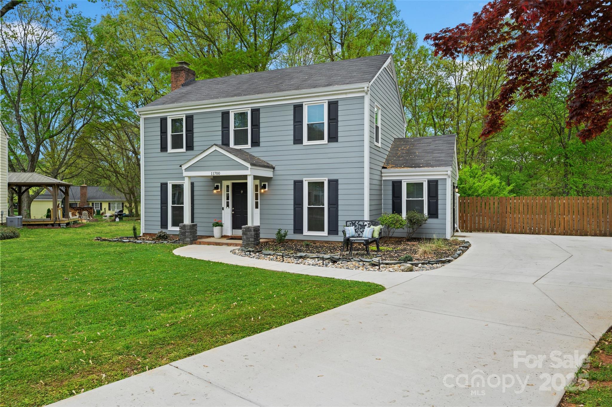 Great Opportunity in Popular Raeburn-- Beautiful  Updates Include: NEW Maintenance Free Siding, NEW Windows, New BATHS-New Floors-NEW Paint- NEW Lighting & MORE! Situated on "Park Like " Yard in Charming Cul De Sac. Great Outdoor Entertaining Includes Fire Pit, Grilling OR Private Retreat. Kitchen has Travertine Marble Floors, White Cabinetry, Granite Countertops--Stainless Steel  Appliances incl: NEW Dishwasher, Range & Refrigerator. Generous Family Room has Masonry Fireplace with Gas Logs & Opens to Sunroom that Brings the Outdoors In. Primary Retreat Offers Spacious Walk-in Closet & New Expansive Tile Shower PLUS Generous Secondary Bedrooms. Raeburn Offers Community Playground, Tennis & Pool. Ideally located near Blakeney Shops & Restaurants &  Ballantyne's Great Amenities. Don't Wait!