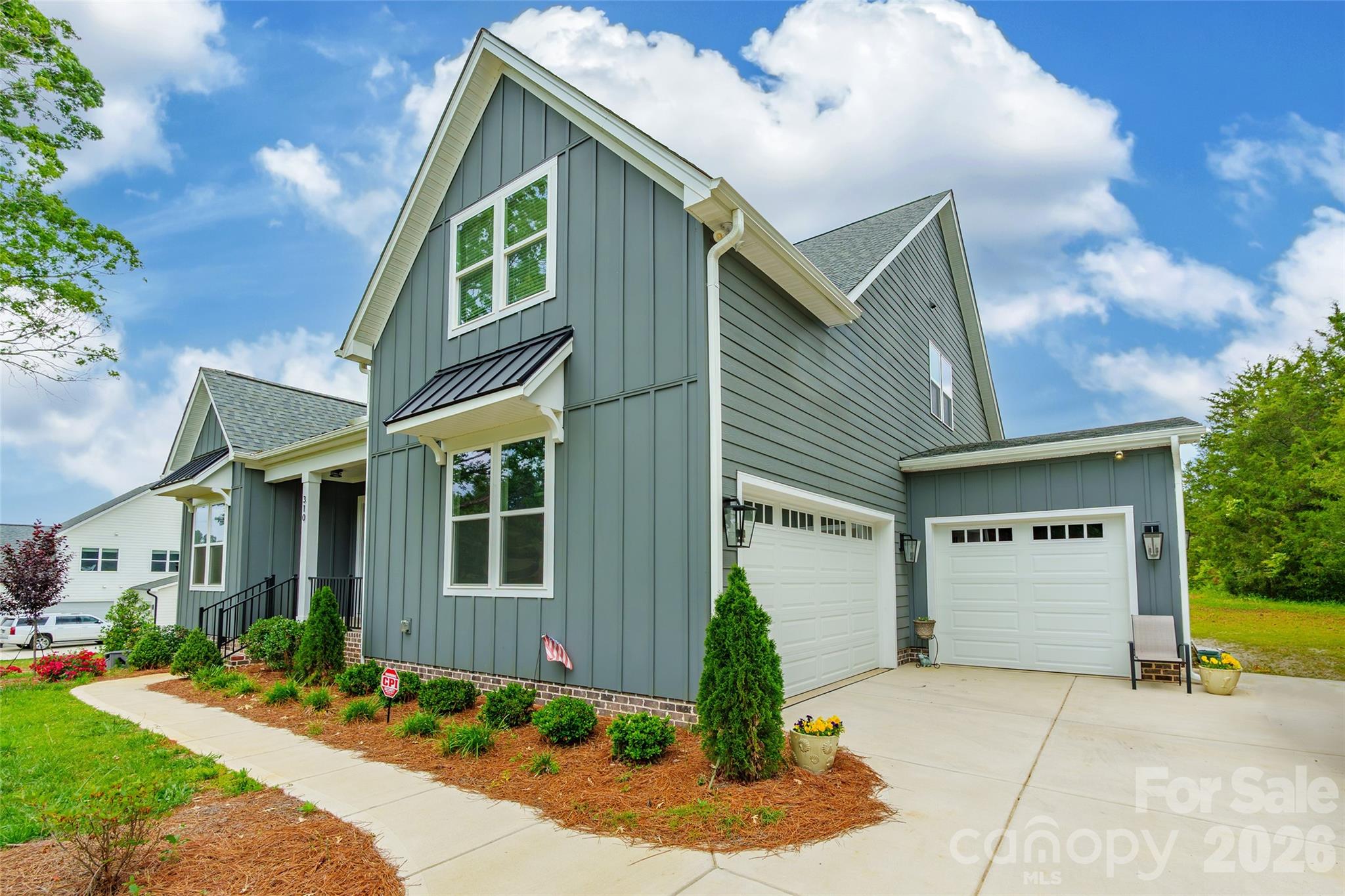 Spacious and beautifully designed, this 3 bedroom, 3.5 bath home sits on a private 1-acre lot and offers an exceptional blend of comfort and functionality. Inside, you’ll find 10-foot ceilings, engineered hardwood flooring, and a thoughtfully designed layout perfect for everyday living and entertaining.  Exterior is hardy plank and vinyl.

The kitchen features a large island, walk-in pantry, and ample workspace, flowing seamlessly into the main living areas and inviting sunroom. A dedicated office provides the perfect work-from-home setup, while the bonus room offers flexible space for a media room, playroom, or guest retreat.

Car enthusiasts and hobbyists will appreciate the attached double and single garages, providing 3 total bays for parking and storage. Outside, the small storage building adds even more convenience for tools and equipment. Enjoy the peaceful setting and extra space that comes with a full acre of property while still having all the modern features you’re looking for.